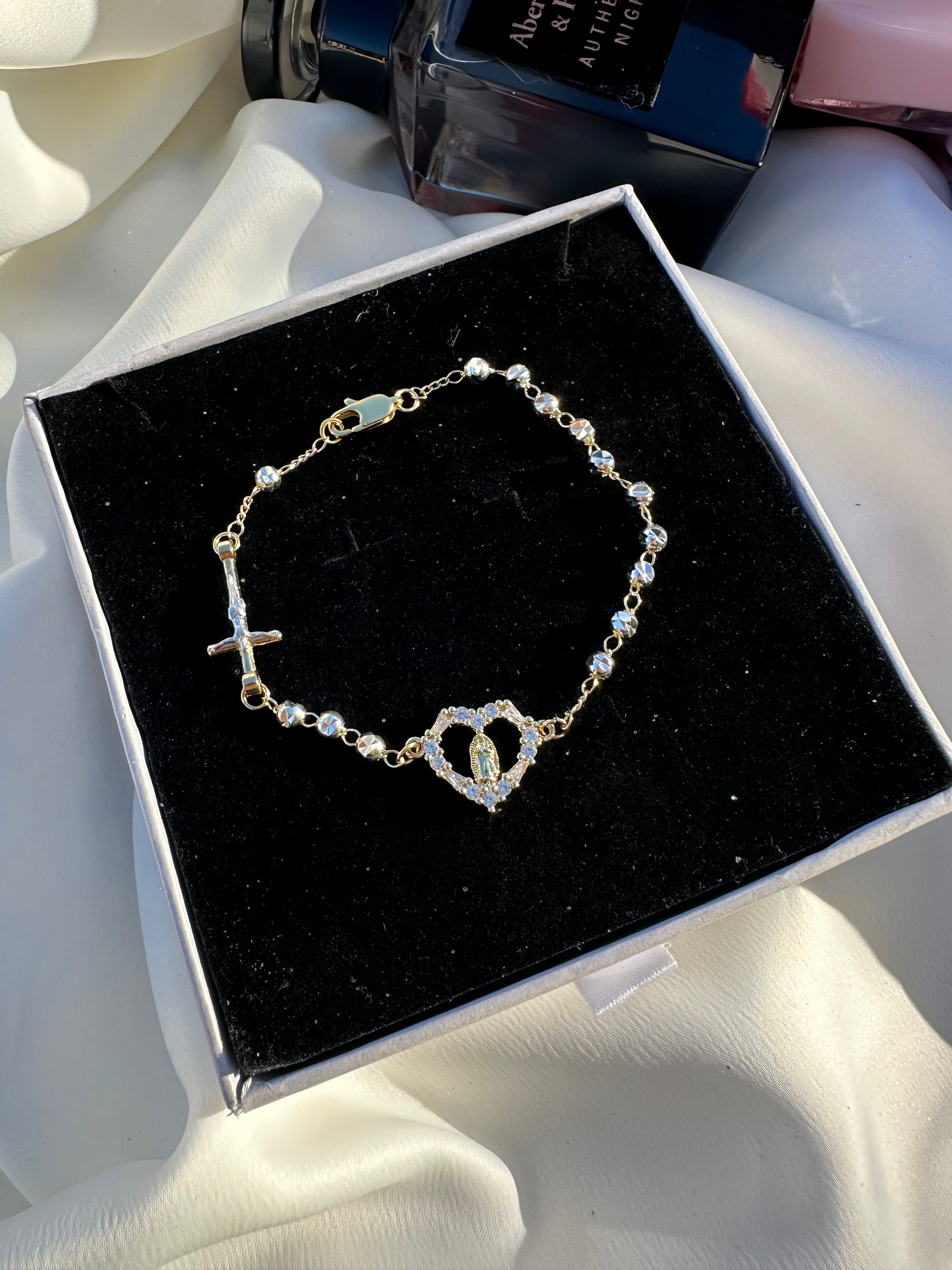 Sacred Heart Rosario Bracelet