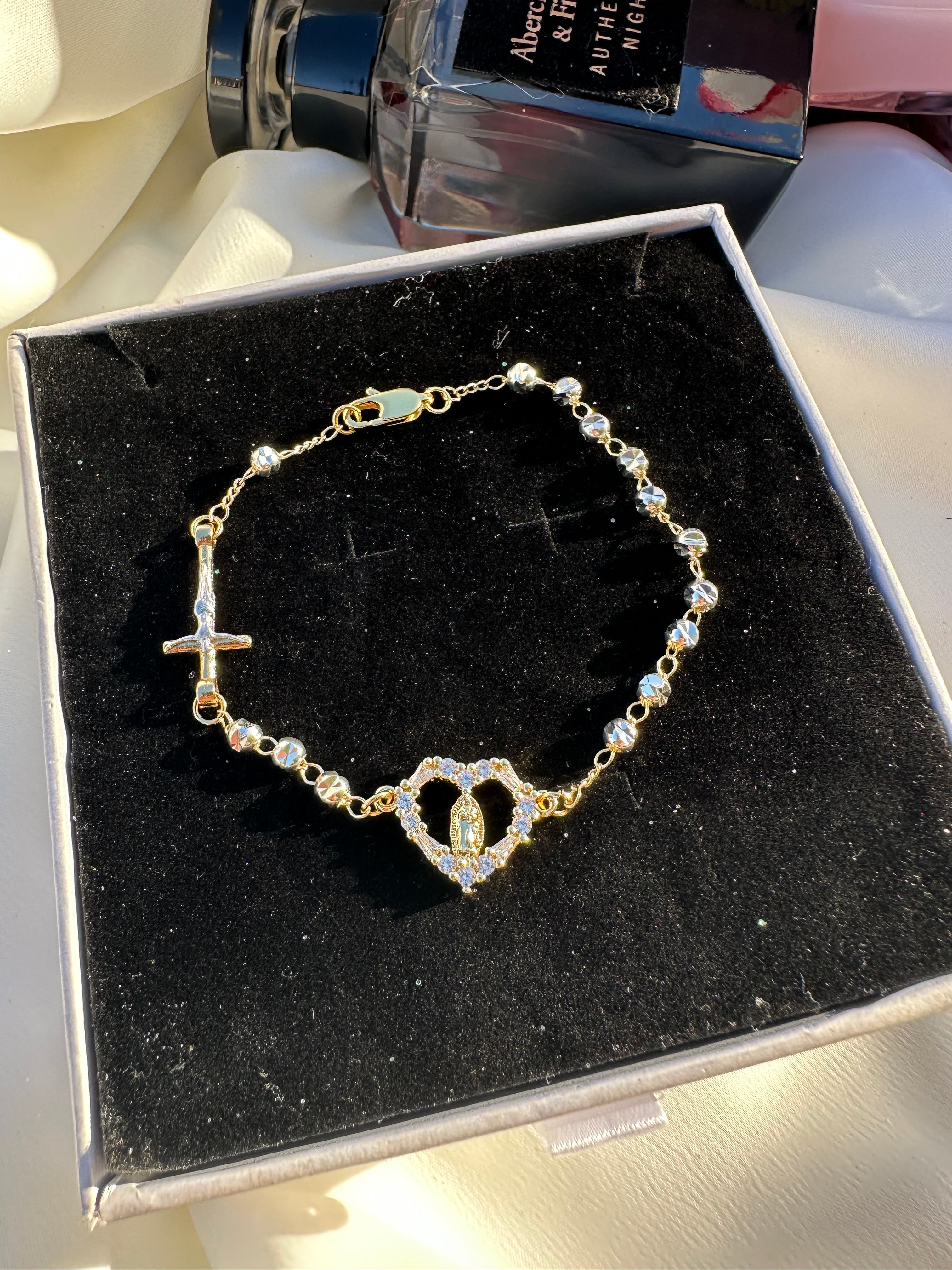 Sacred Heart Rosario Bracelet