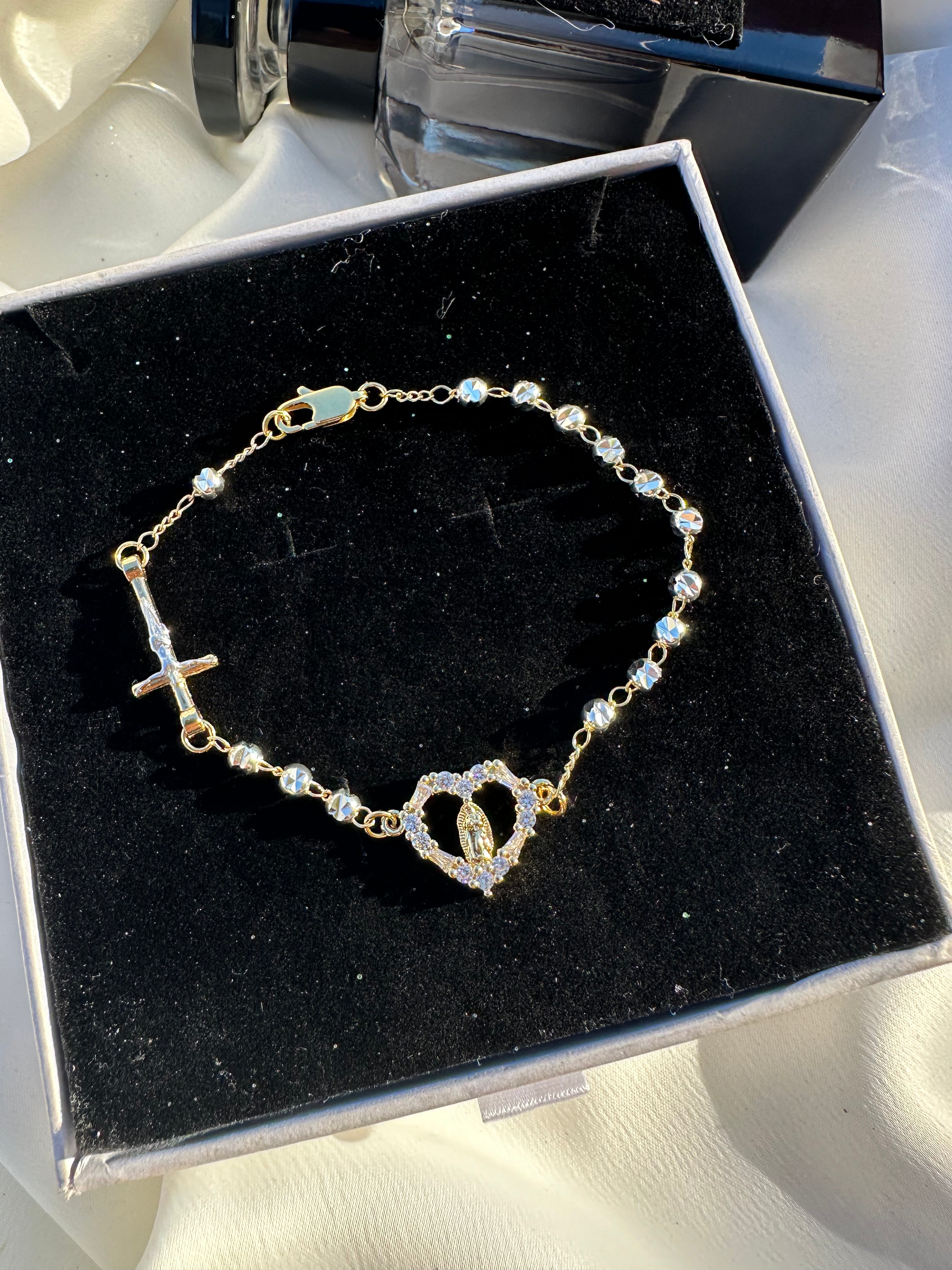 Sacred Heart Rosario Bracelet