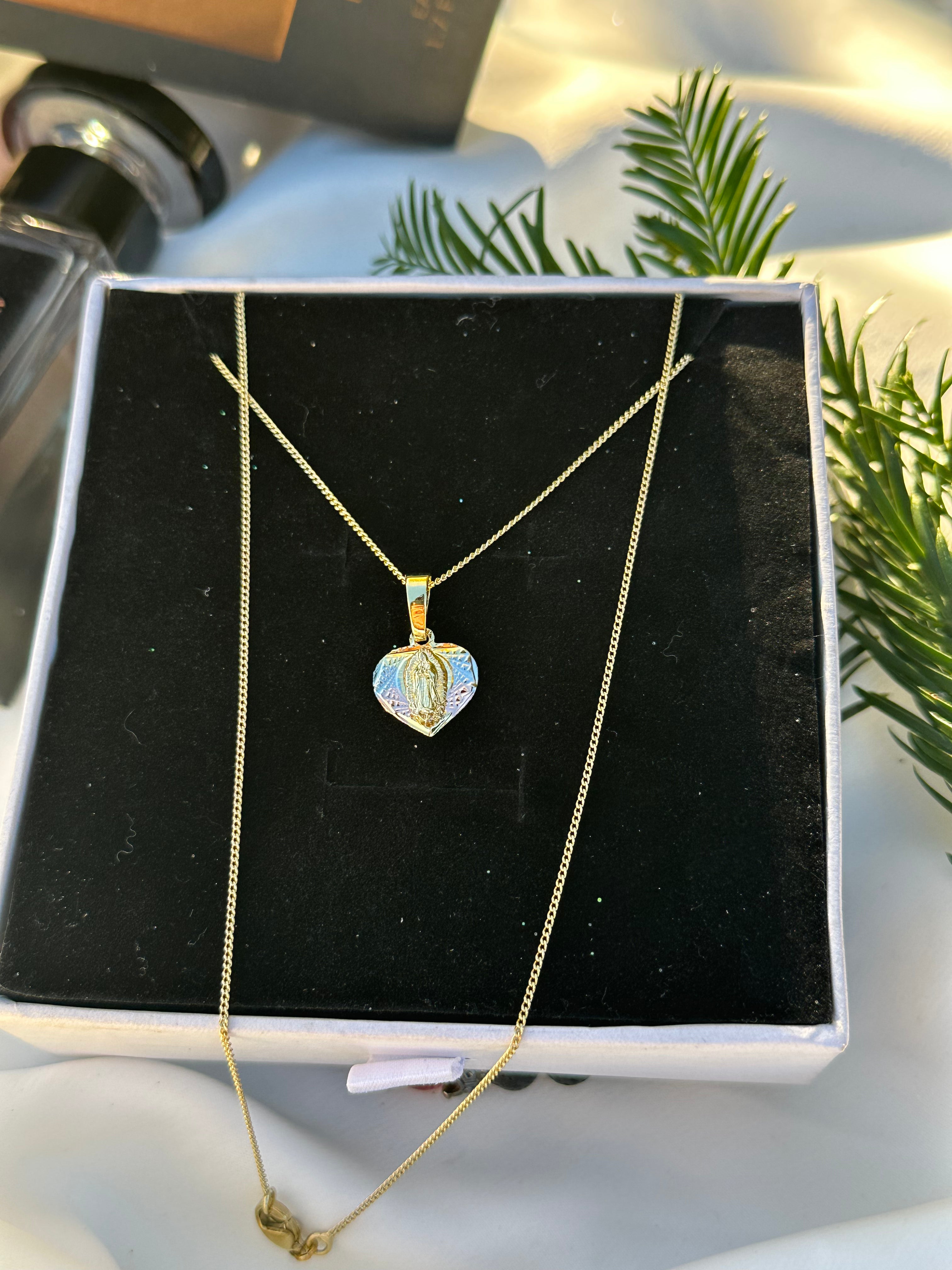 Virgin Mary Love Necklace