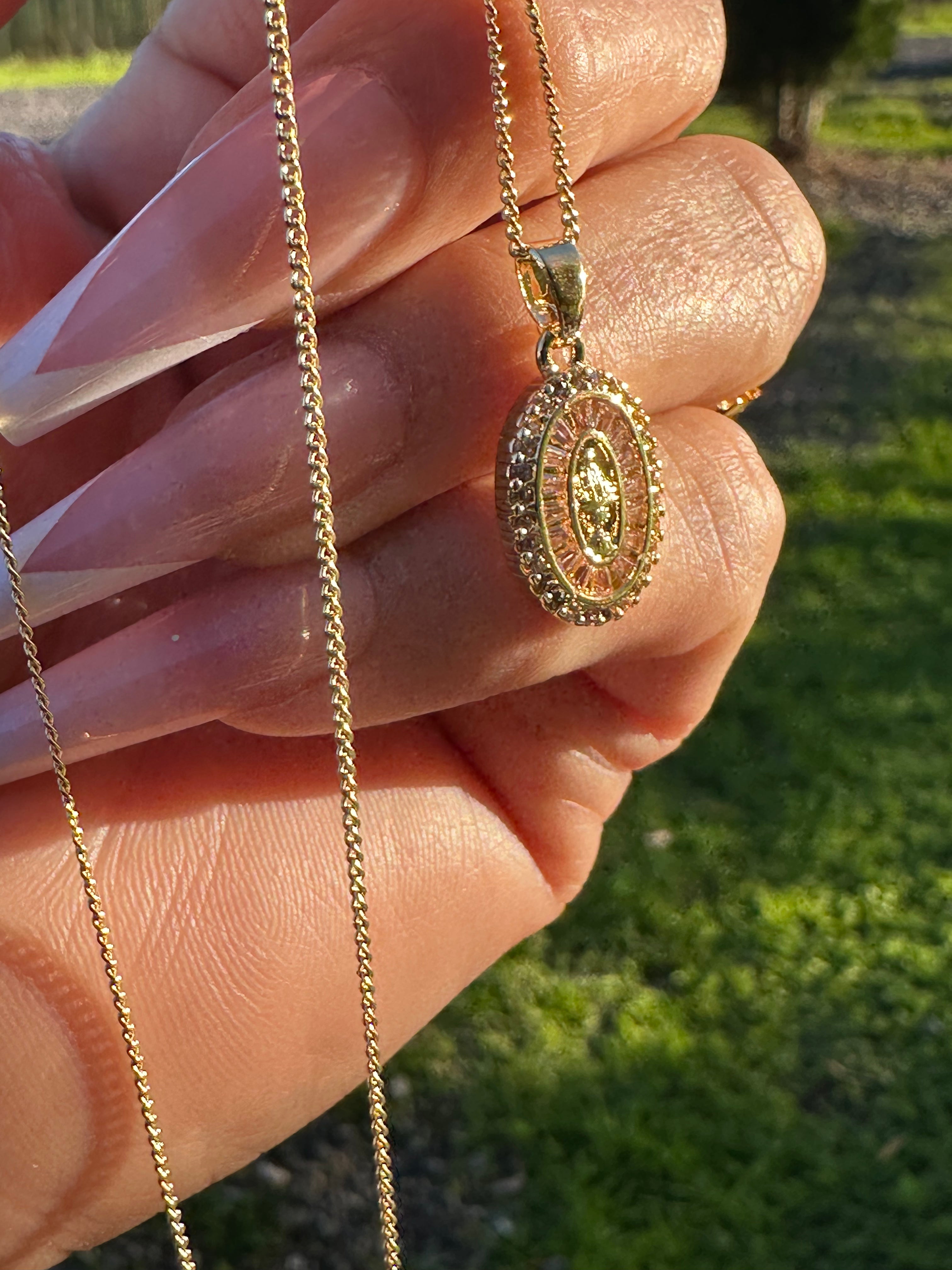 Blush Divine Heart Necklace