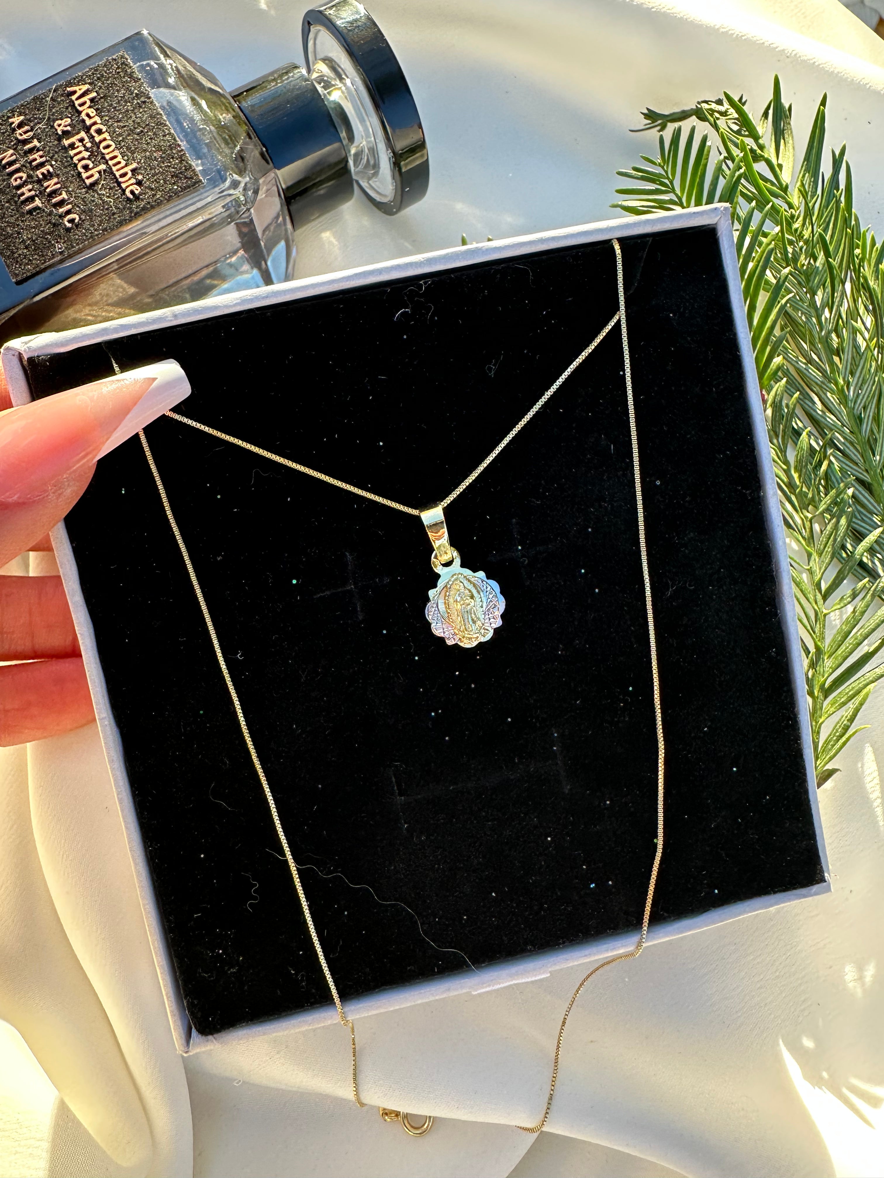 Celestial Virgin Mary Necklace