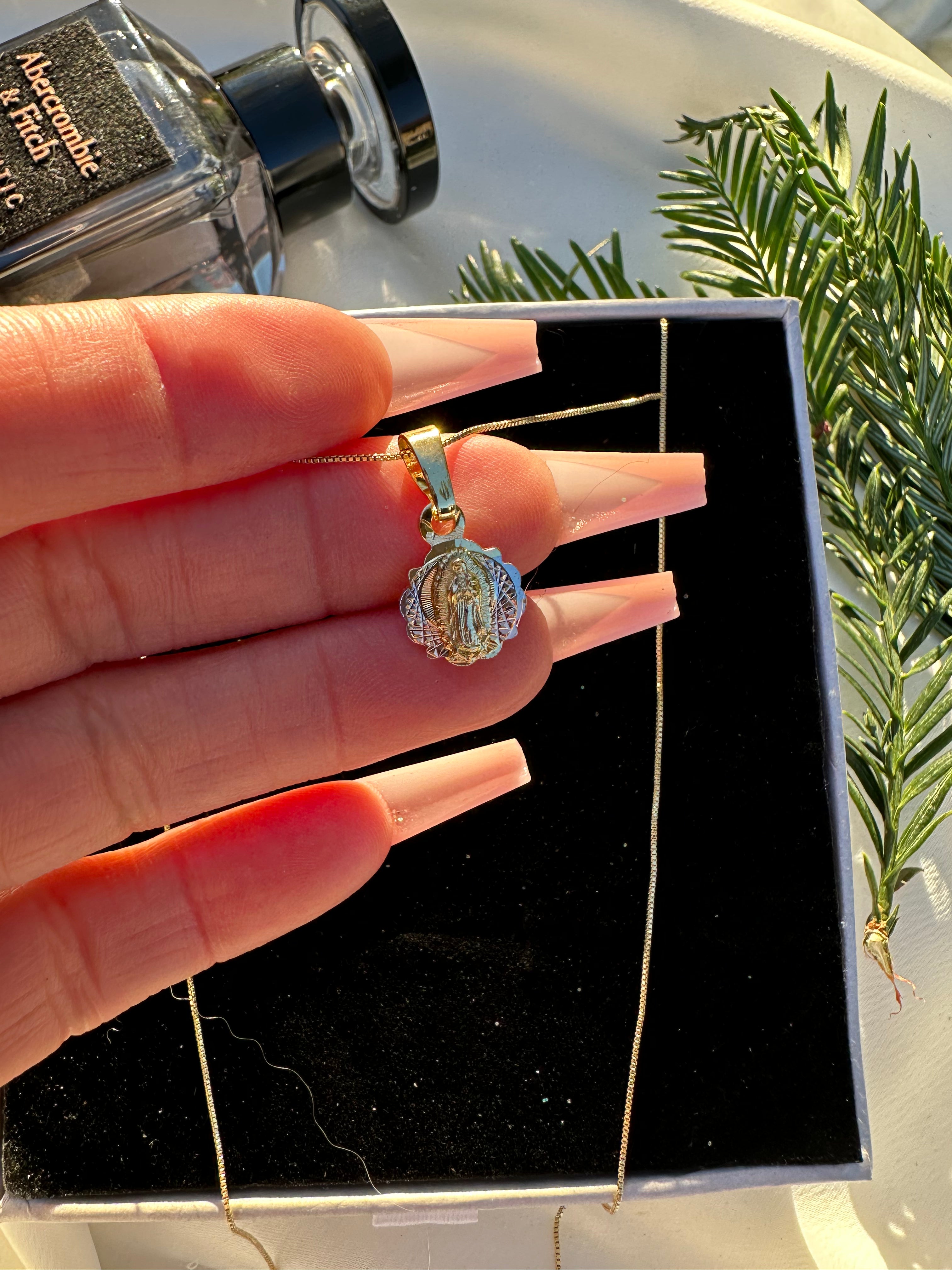 Celestial Virgin Mary Necklace