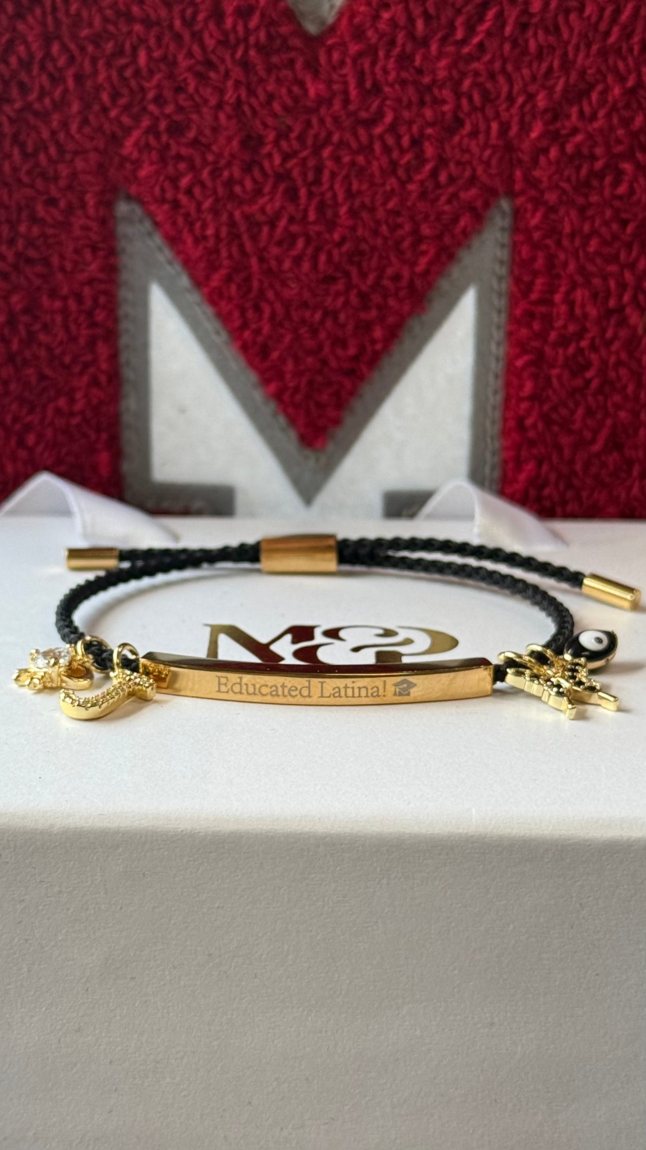 "Educated Latina!" Graduation Bracelet