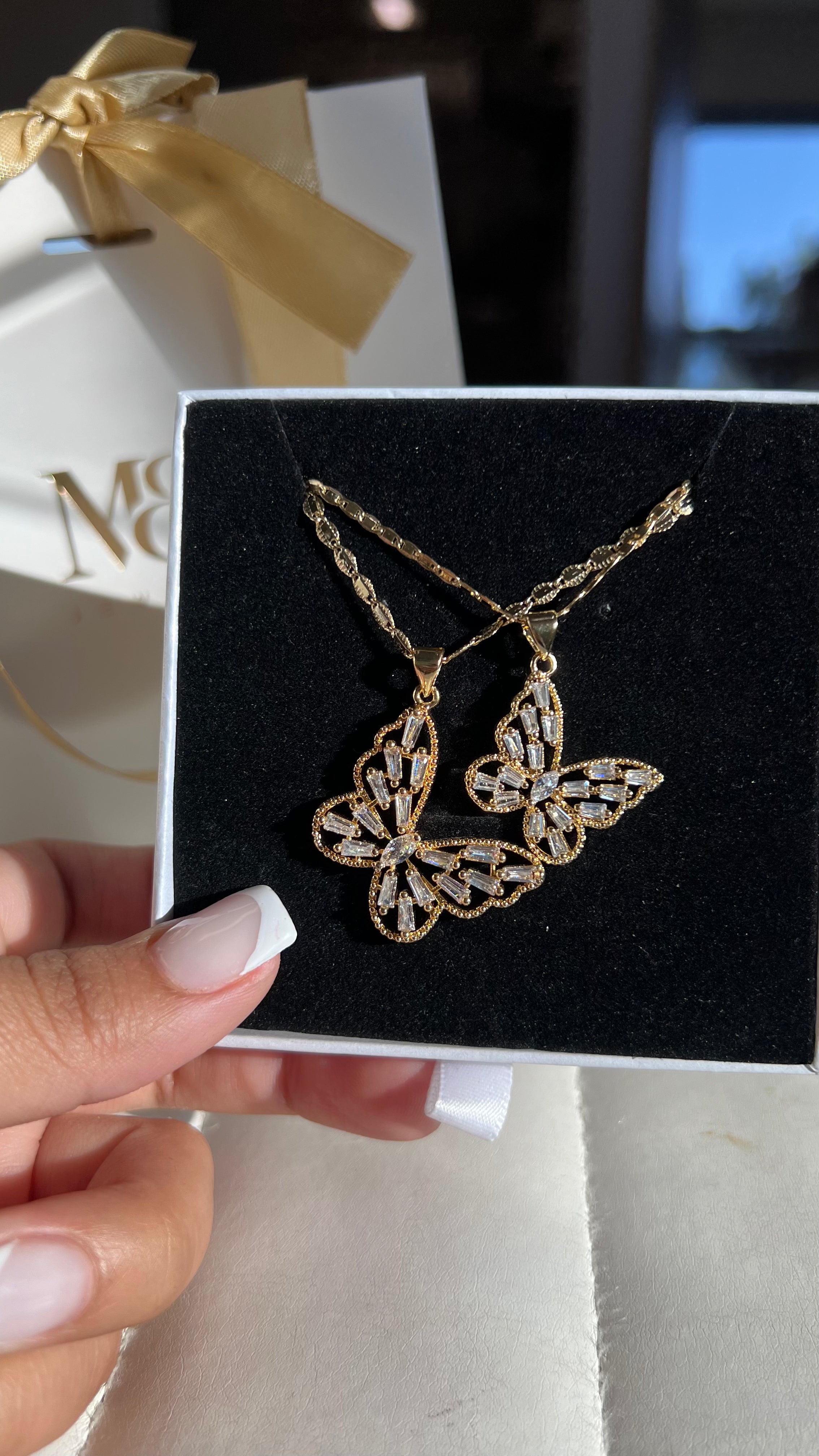 "Just Do it" Butterfly Necklaces