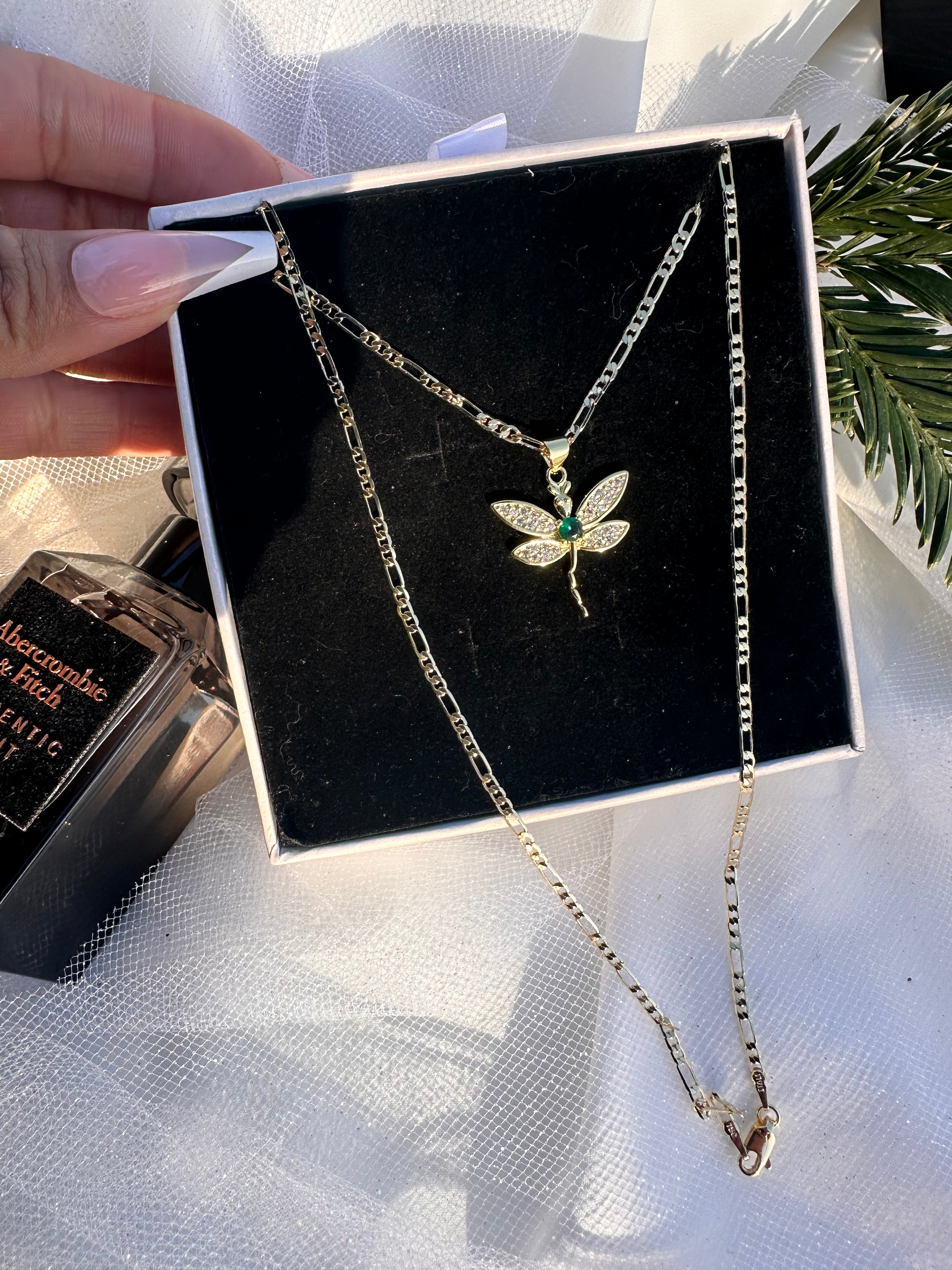 Healing Dragon Fly Necklace