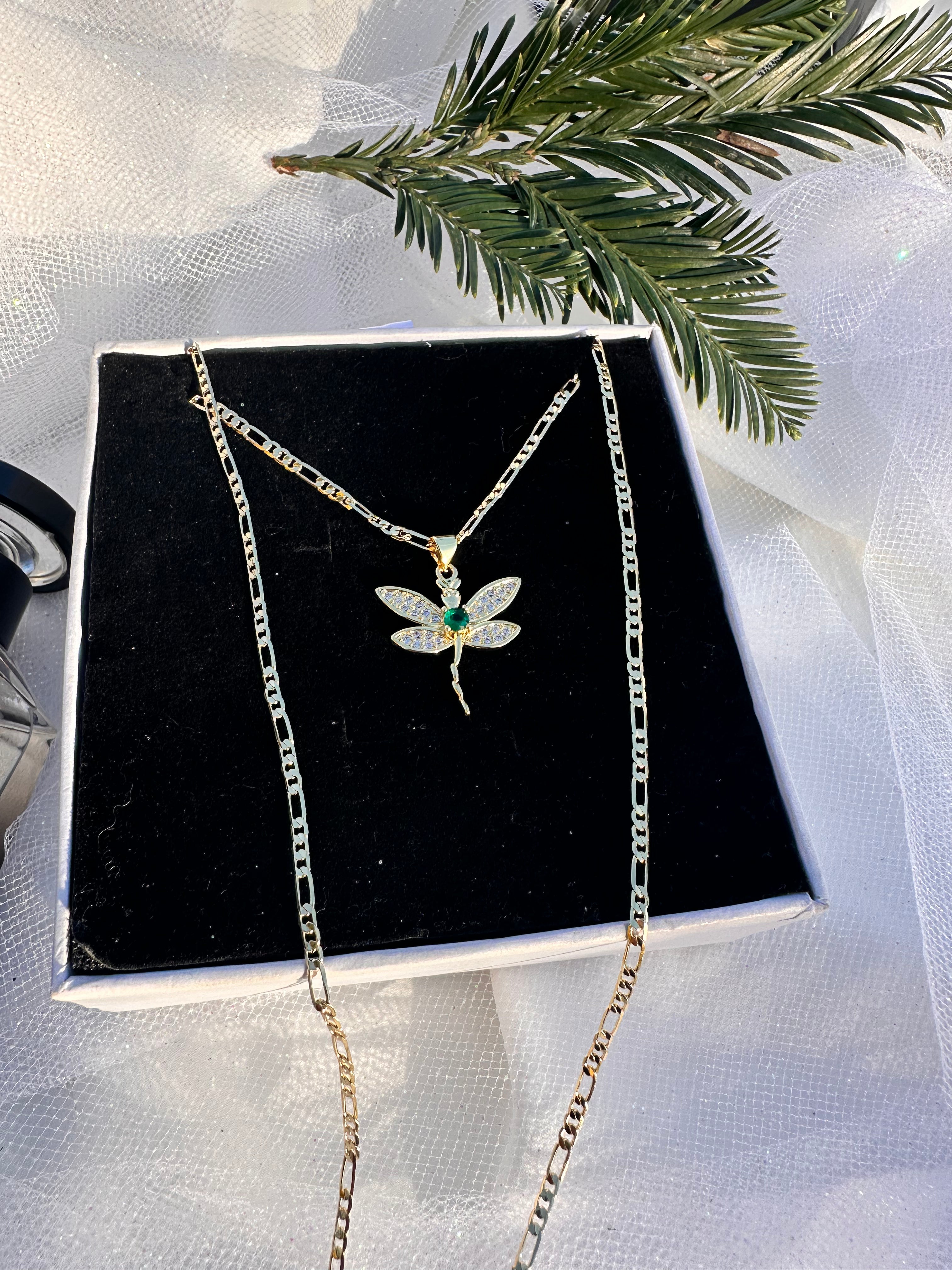 Healing Dragon Fly Necklace