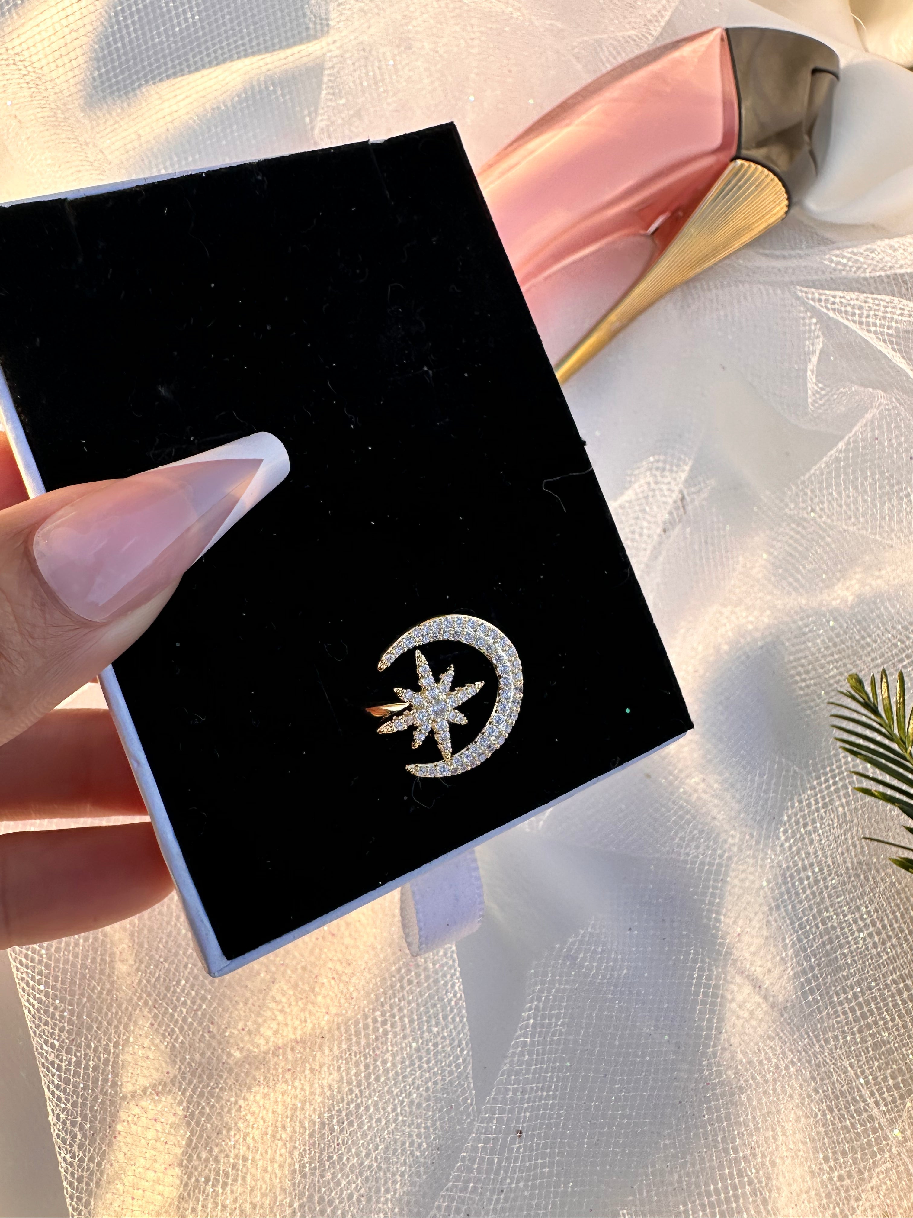 Luna Star Sparkle Ring