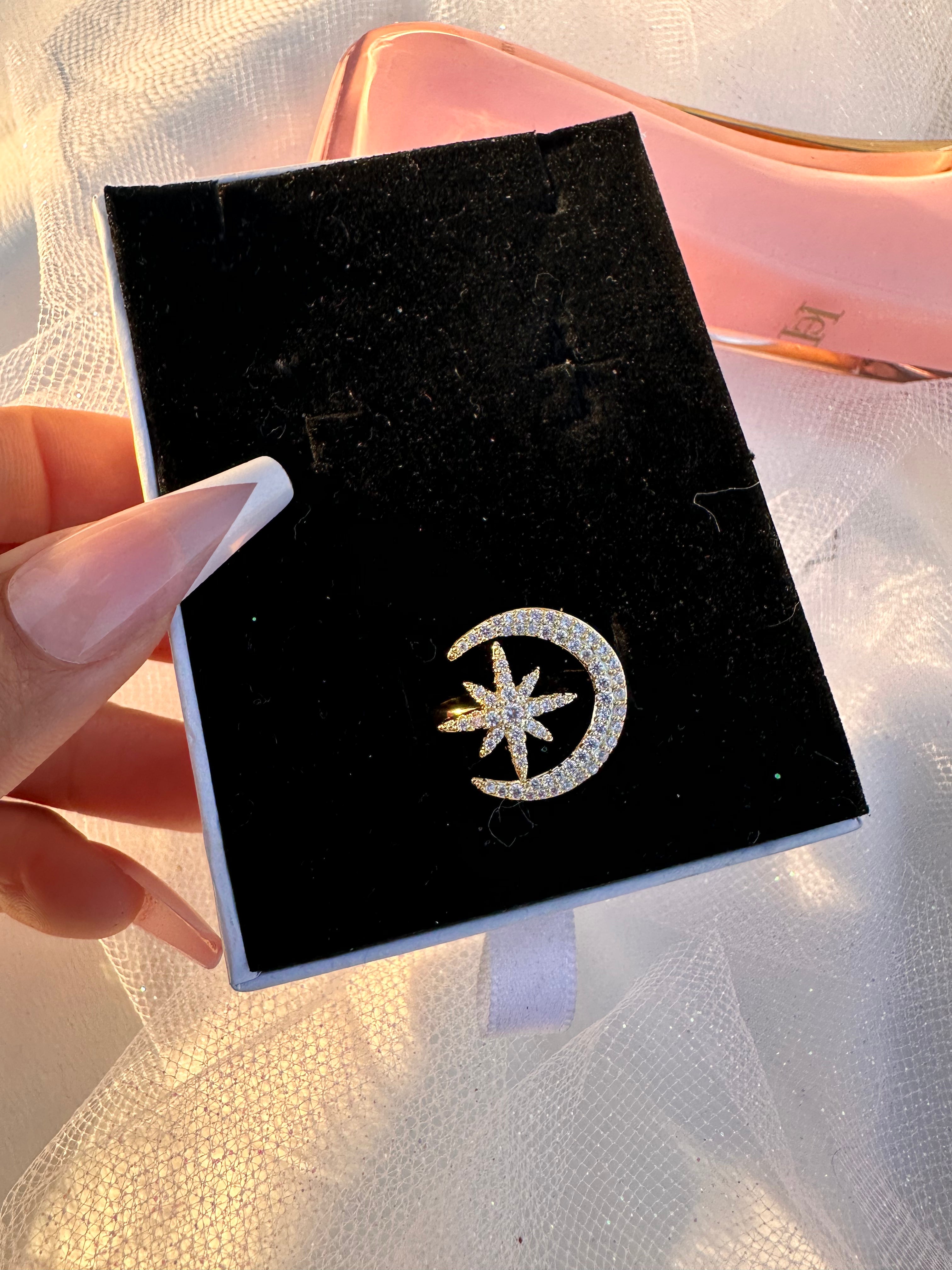 Luna Star Sparkle Ring