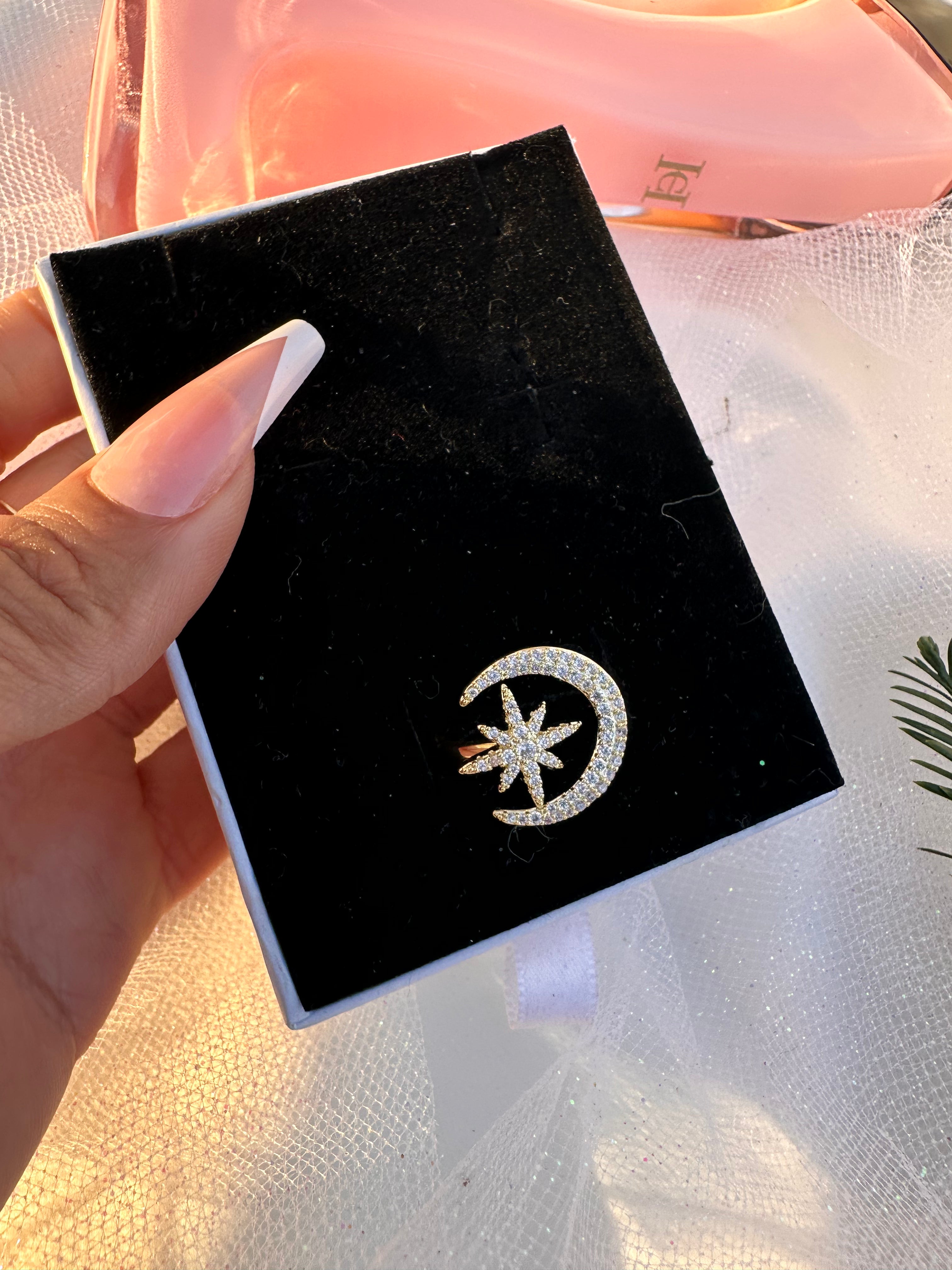 Luna Star Sparkle Ring