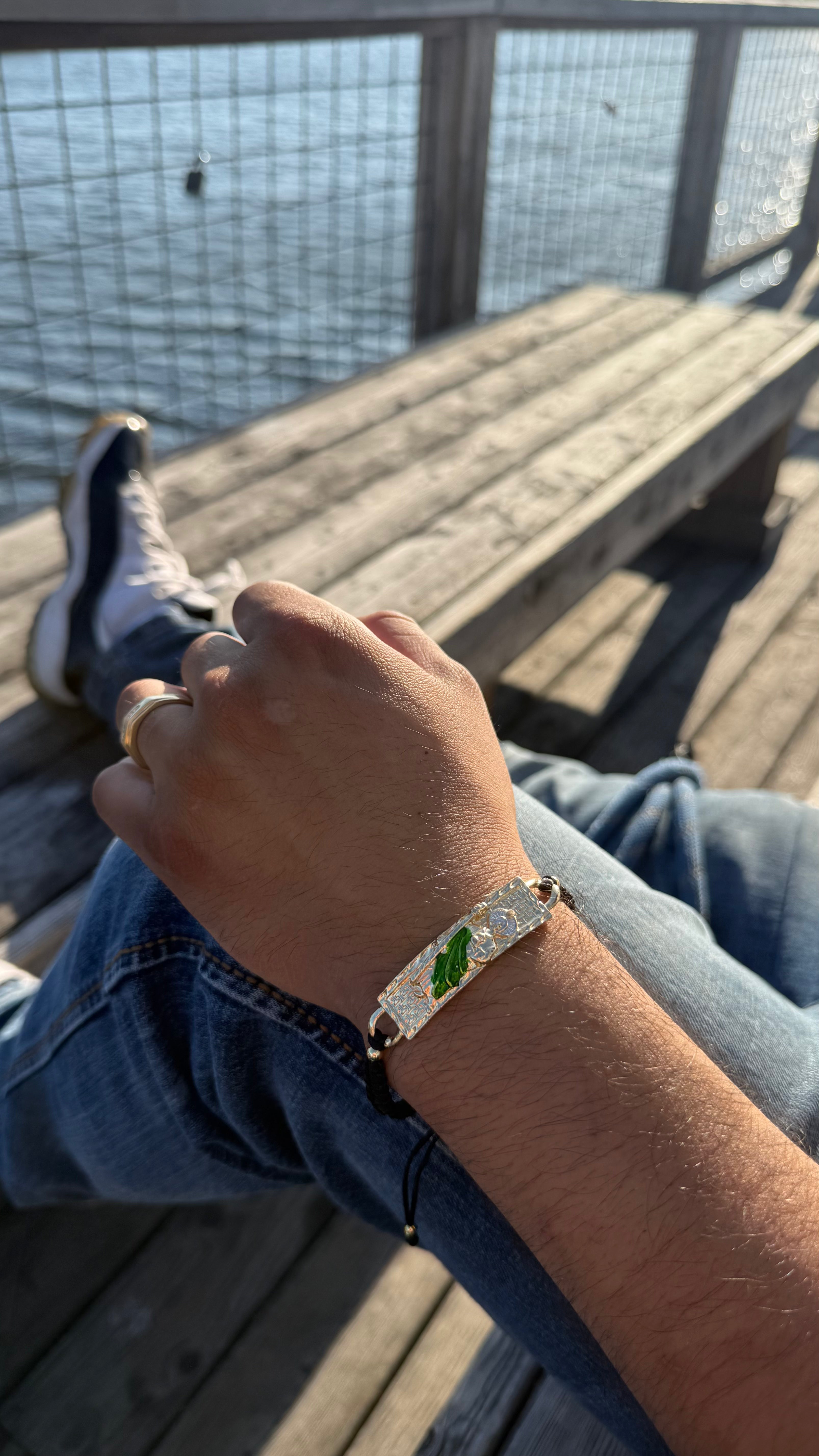 Matching Saint Jude Black Bracelet