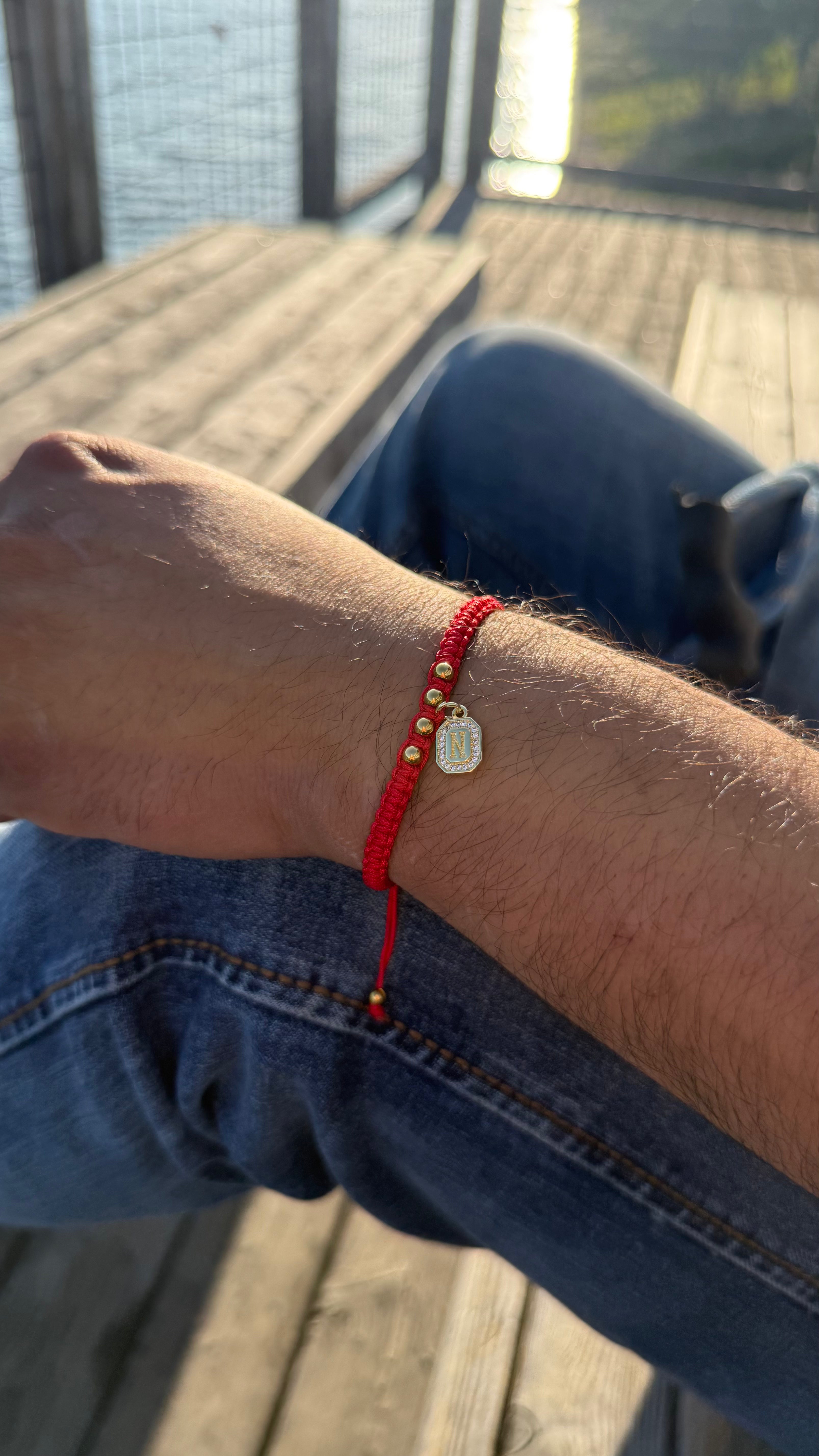 "Yours Truly" Initial Bracelet