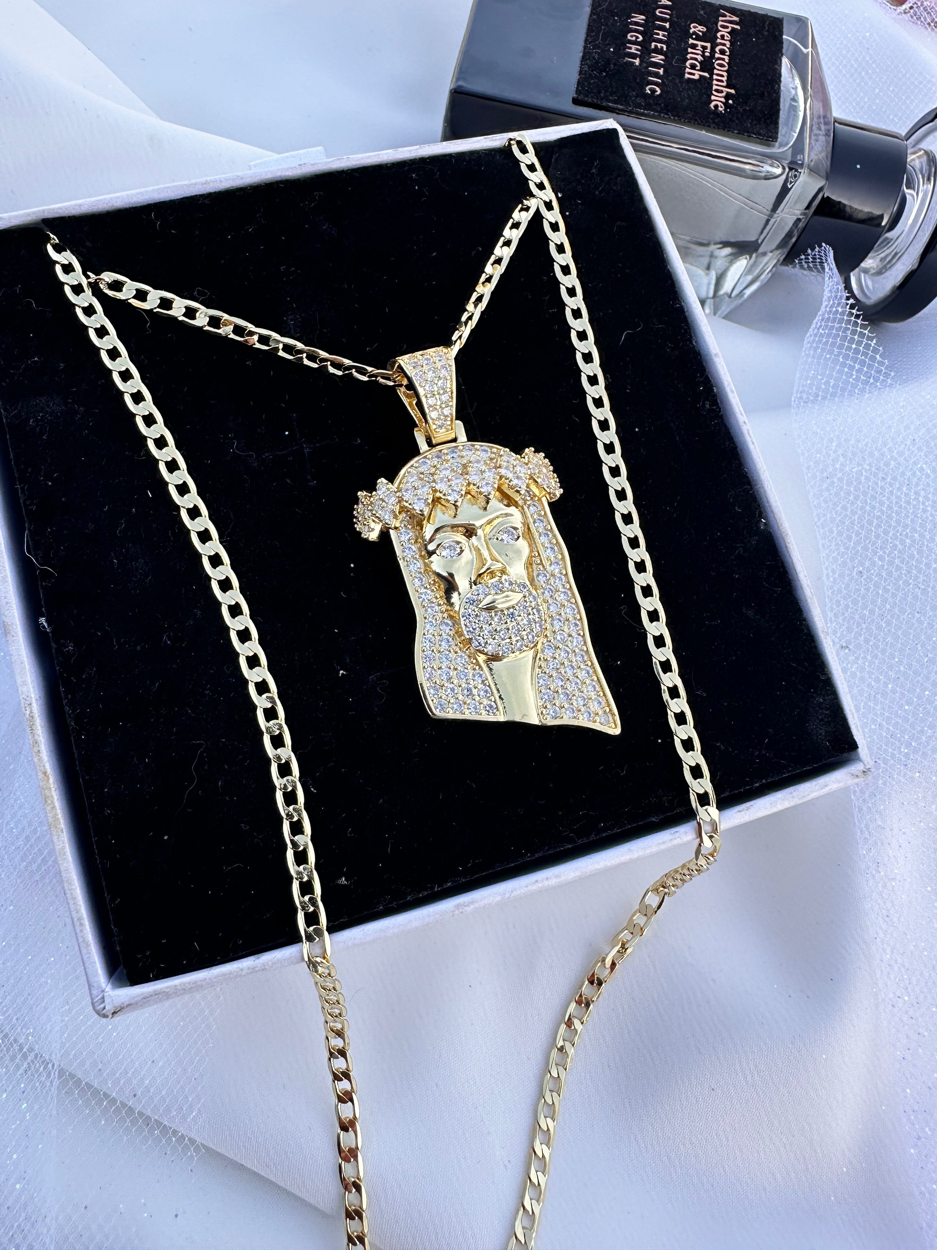 Gold Jesus Necklaces