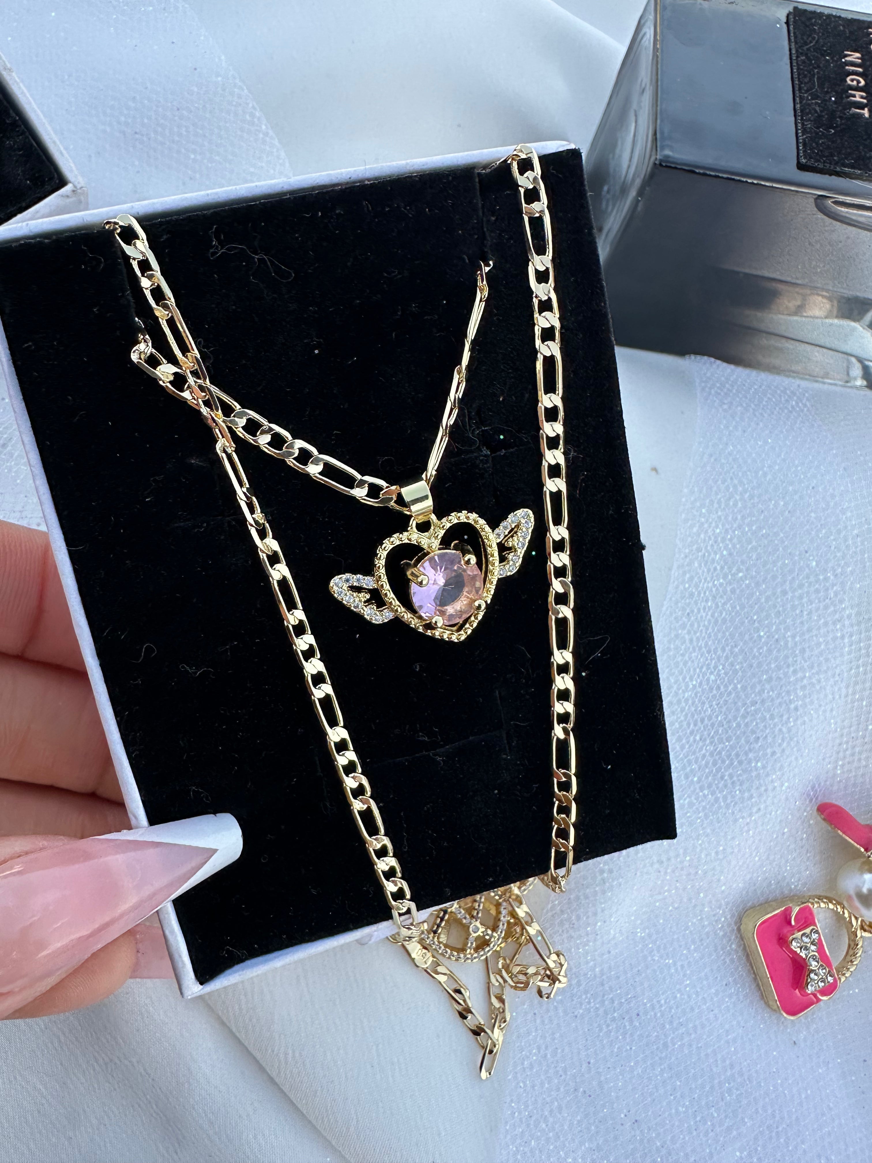 Sweet Angel Heart Necklace