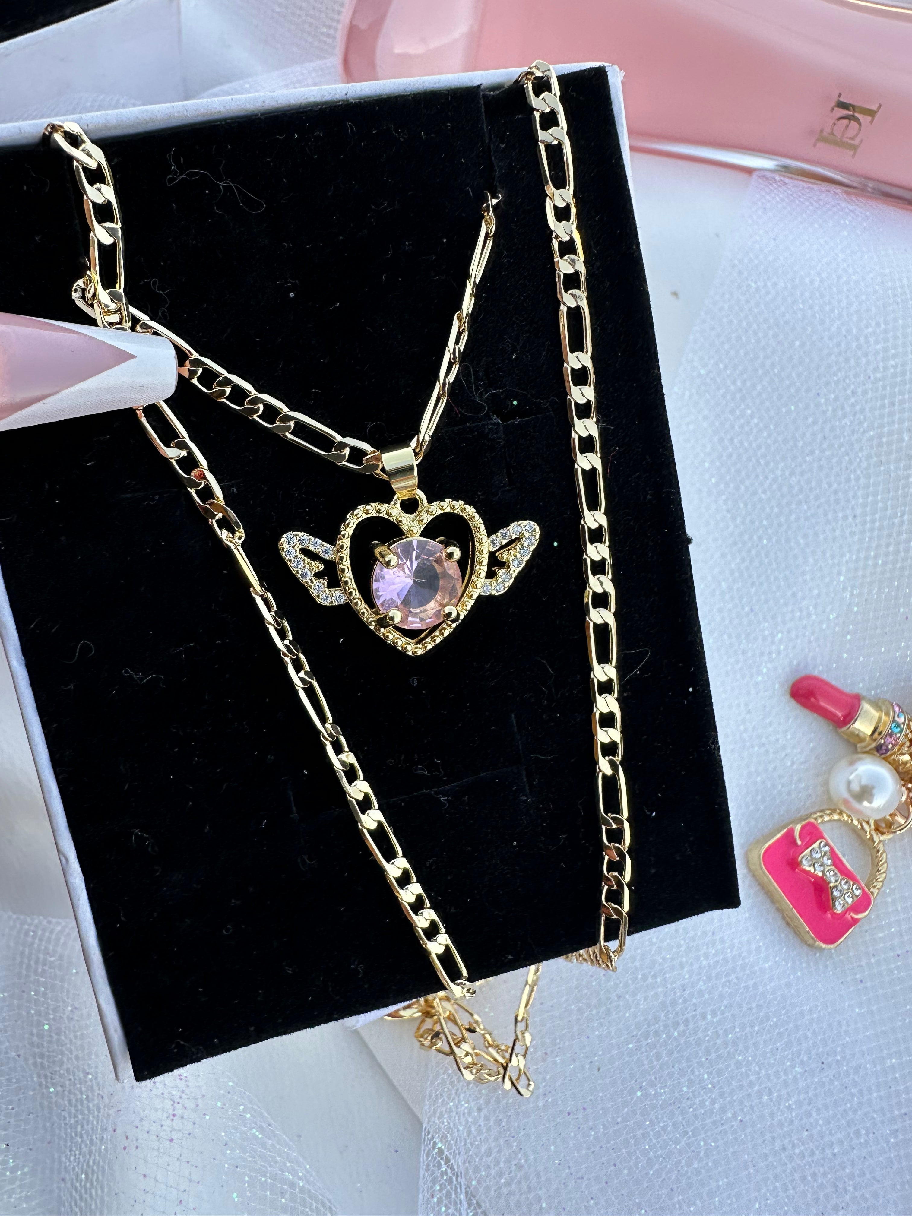 Sweet Angel Heart Necklace