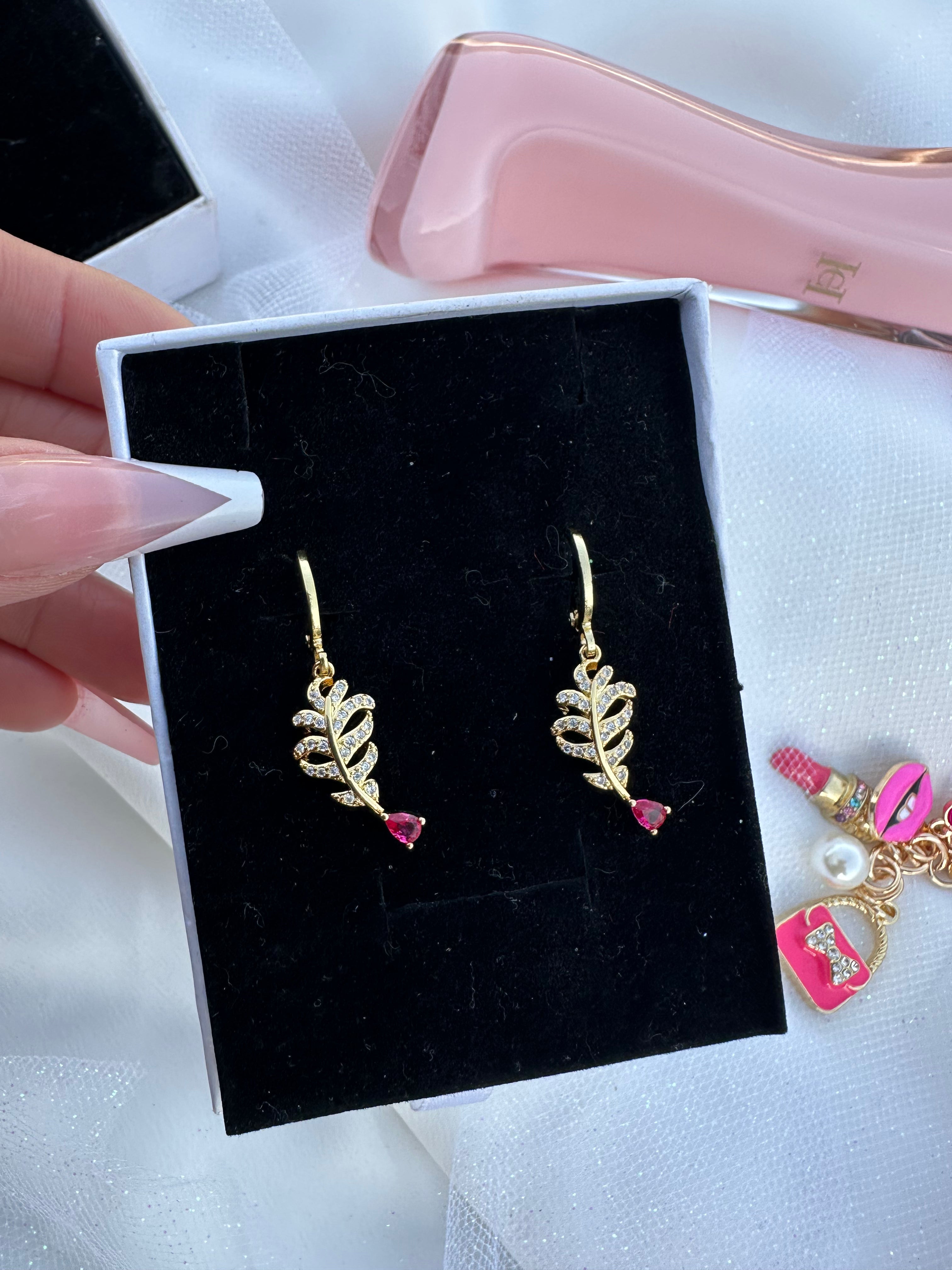 Dewdrop Fern Earrings