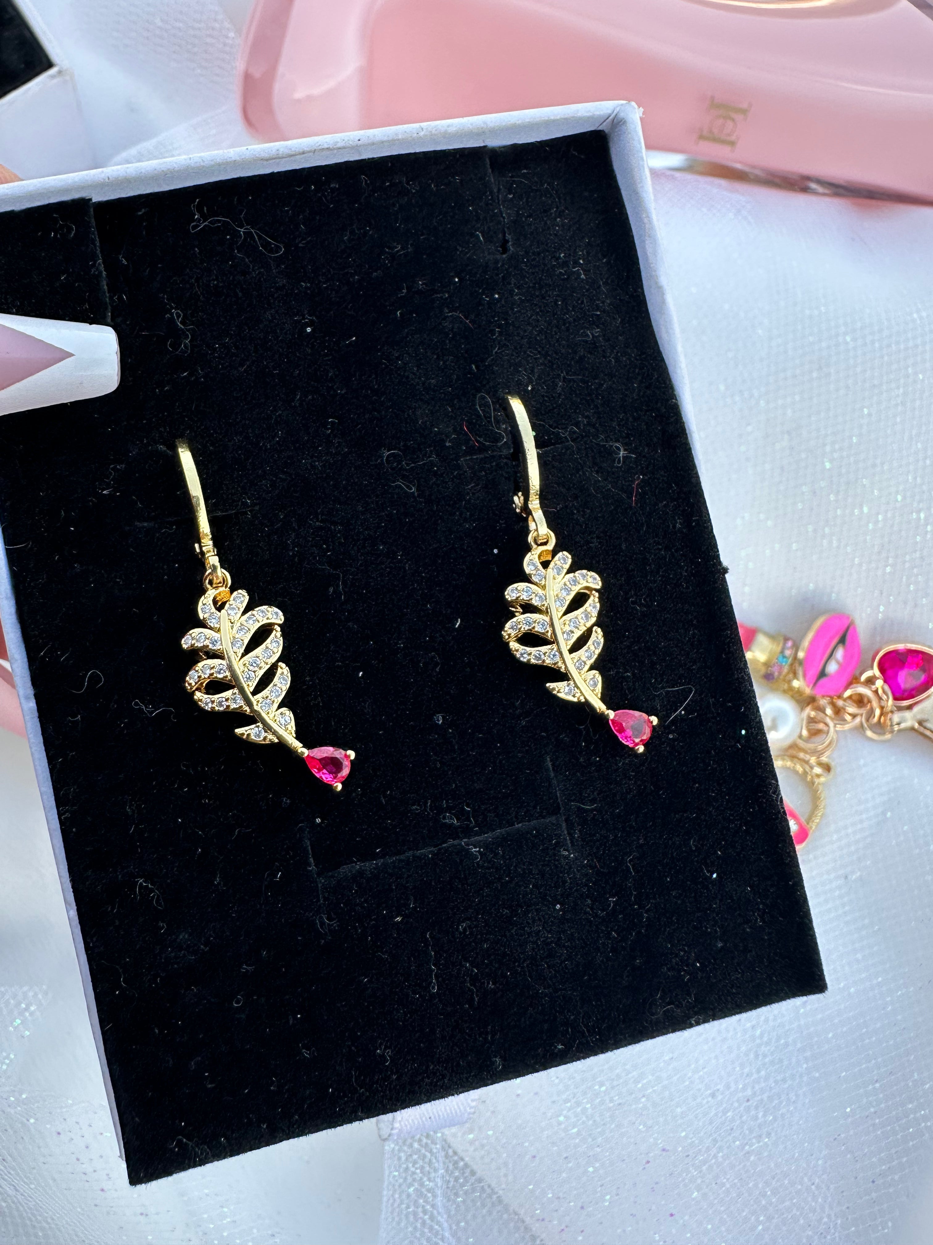 Dewdrop Fern Earrings