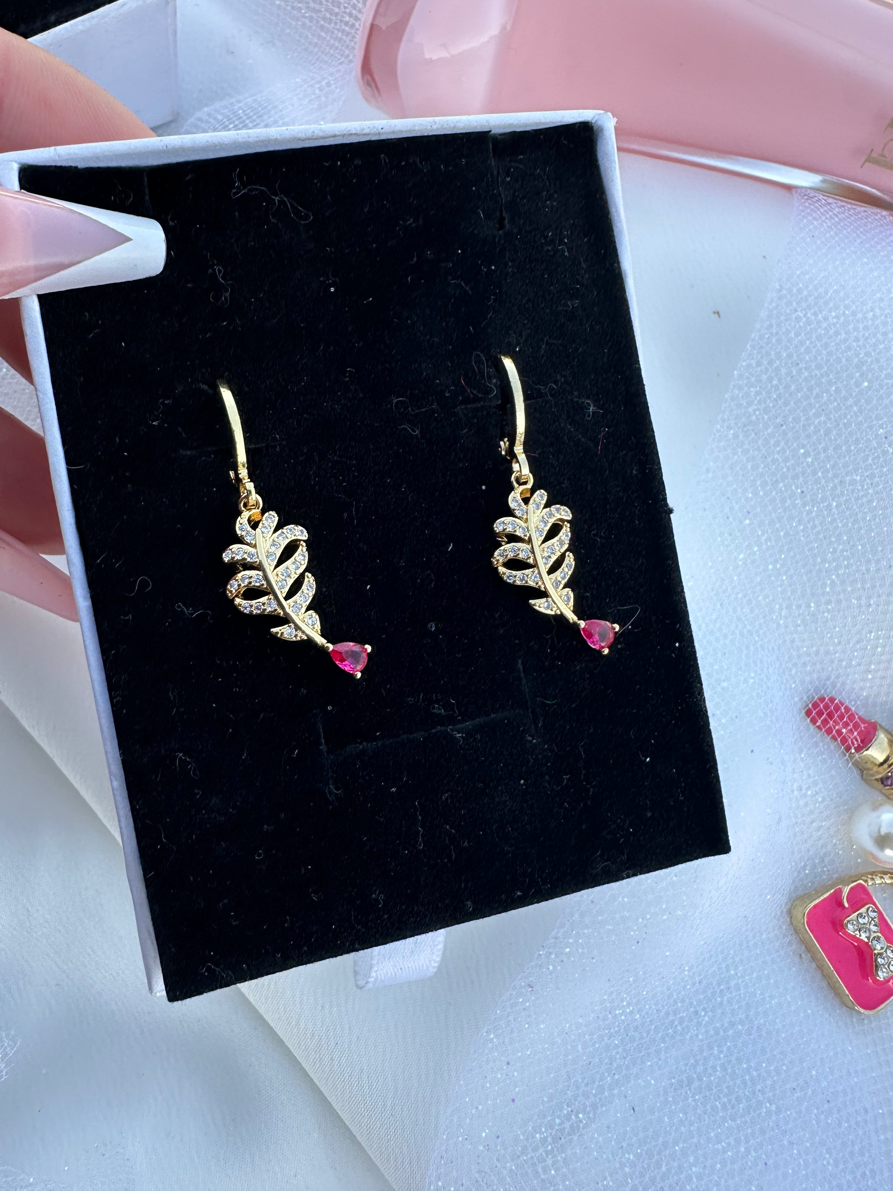 Dewdrop Fern Earrings