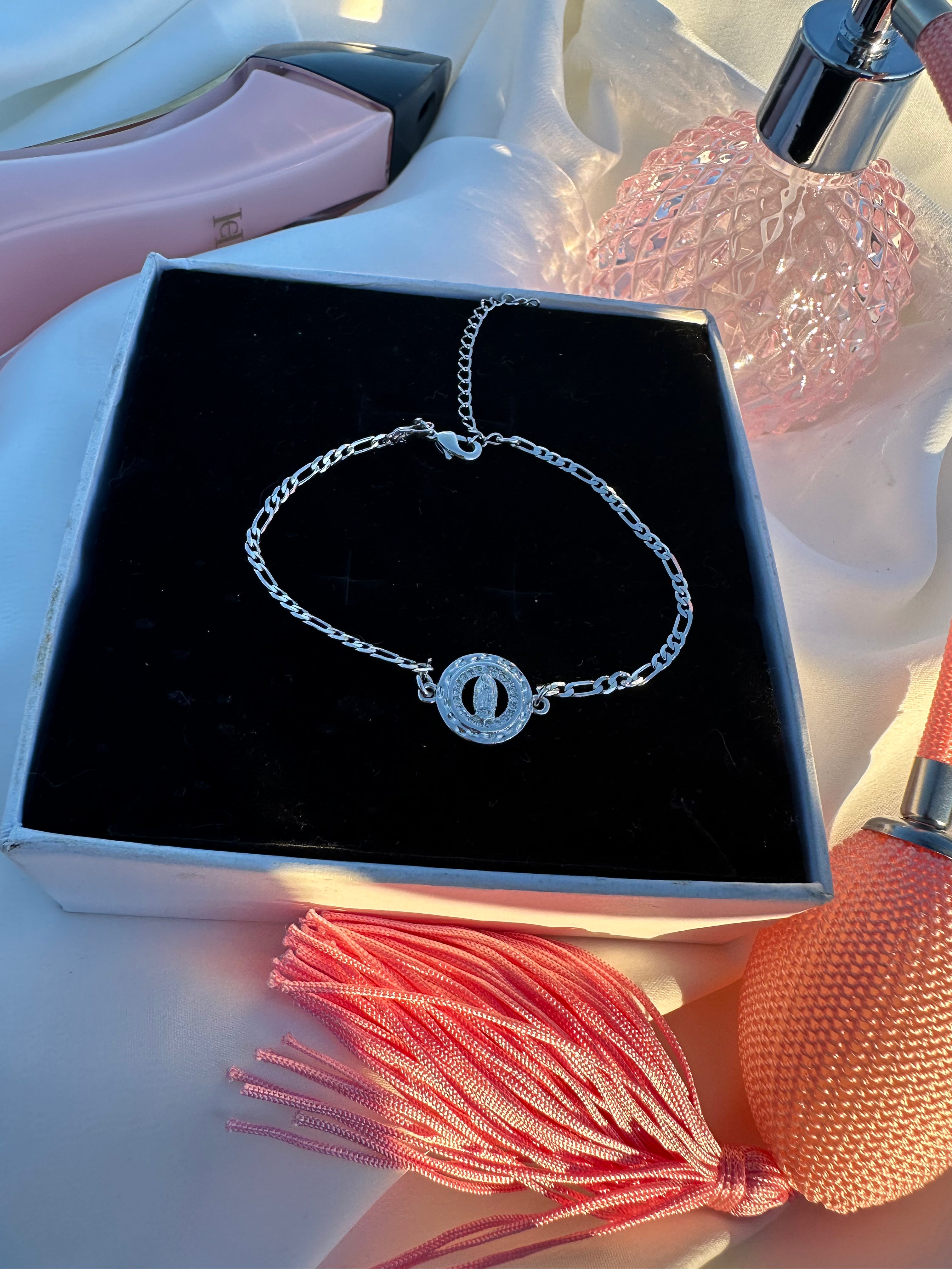 Silver Virgencita Bracelet