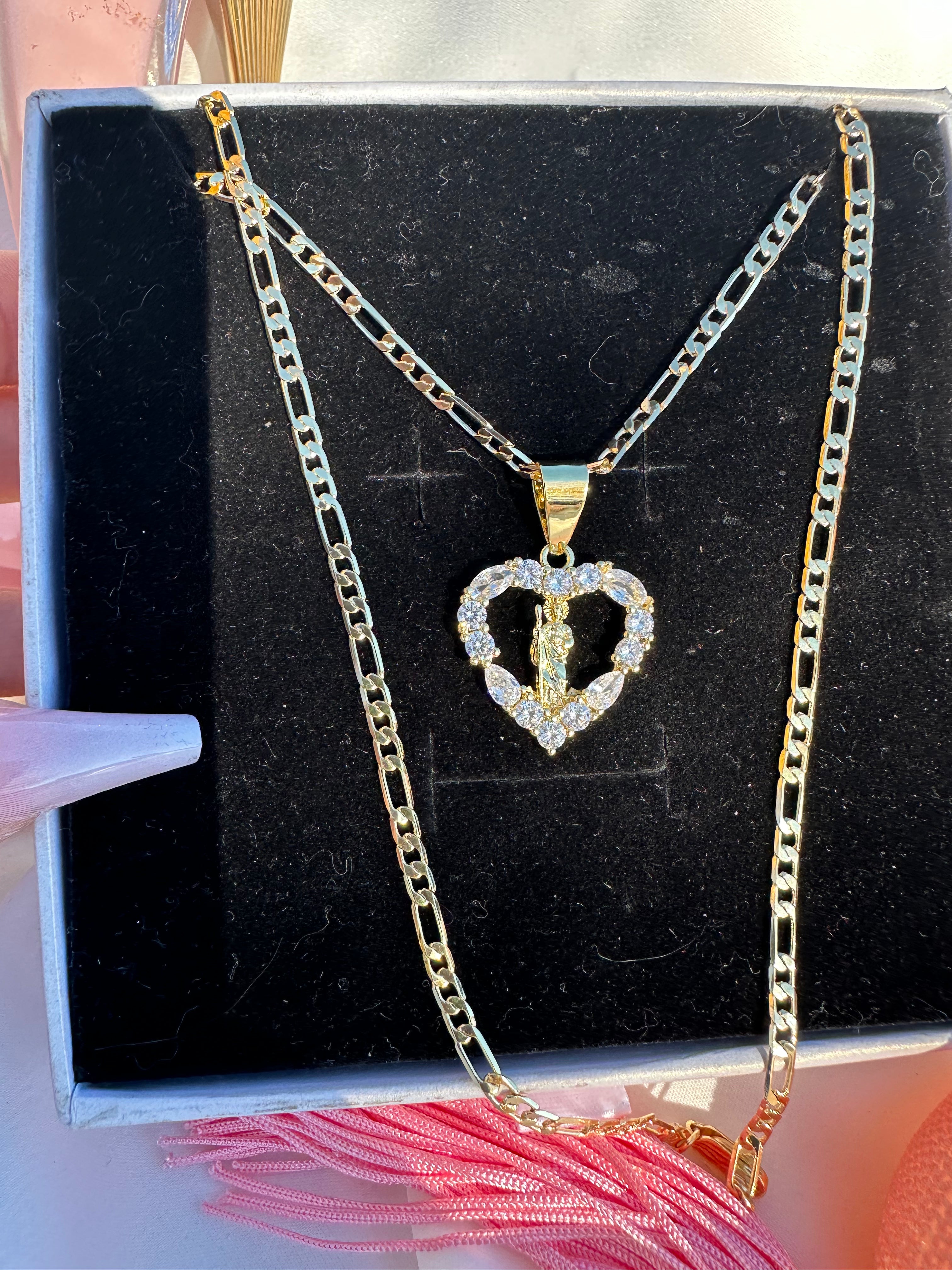 Corazón de San Judas Necklace