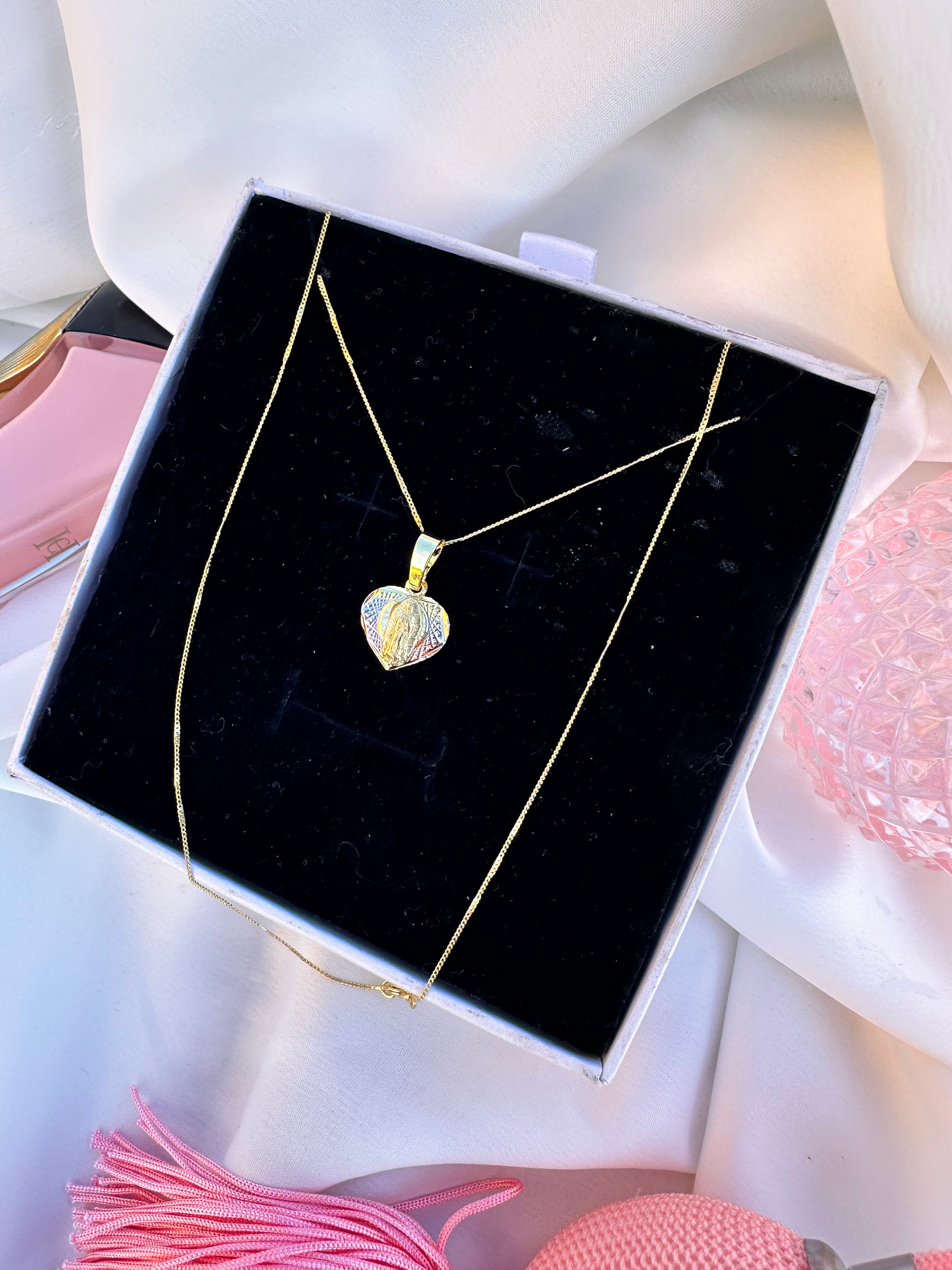 Virgin Mary Love Necklace
