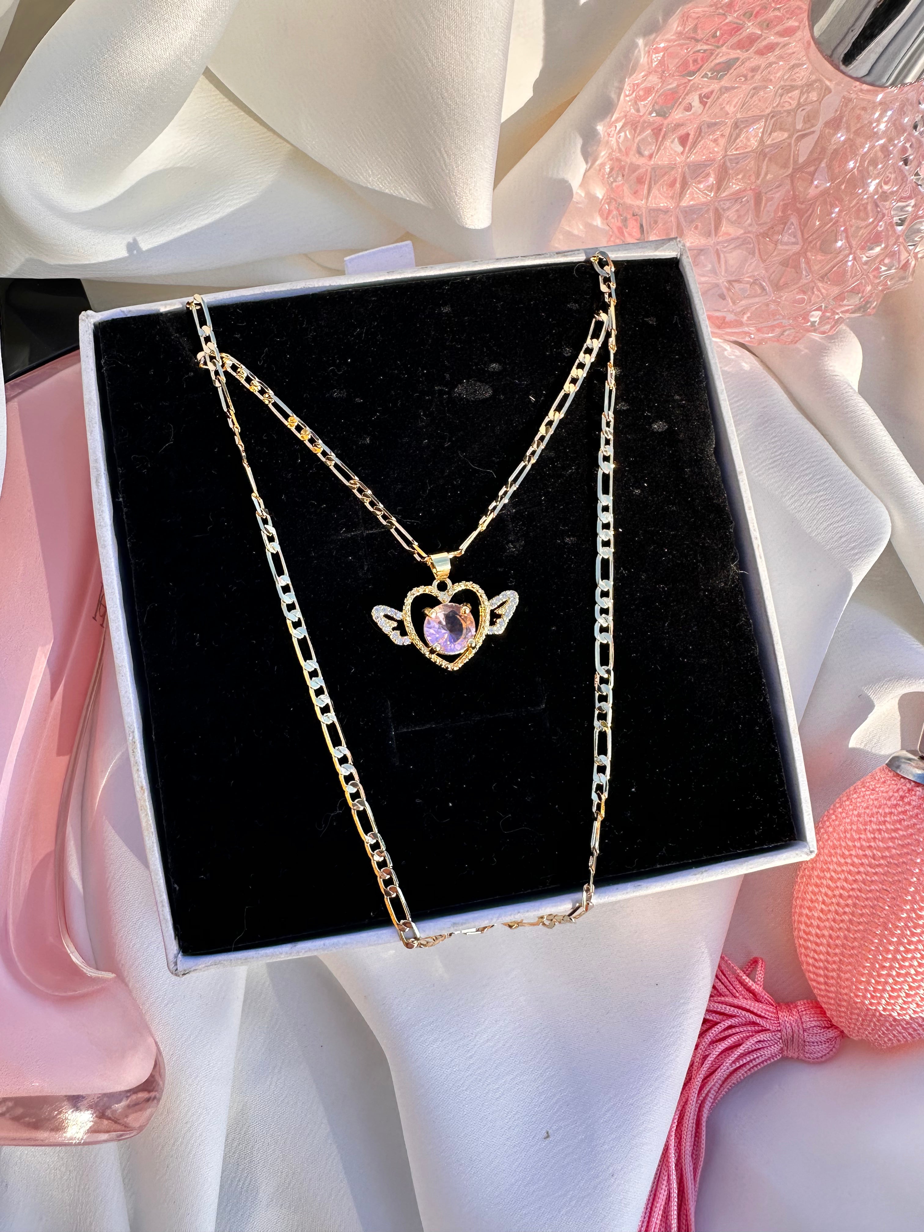 Sweet Angel Heart Necklace