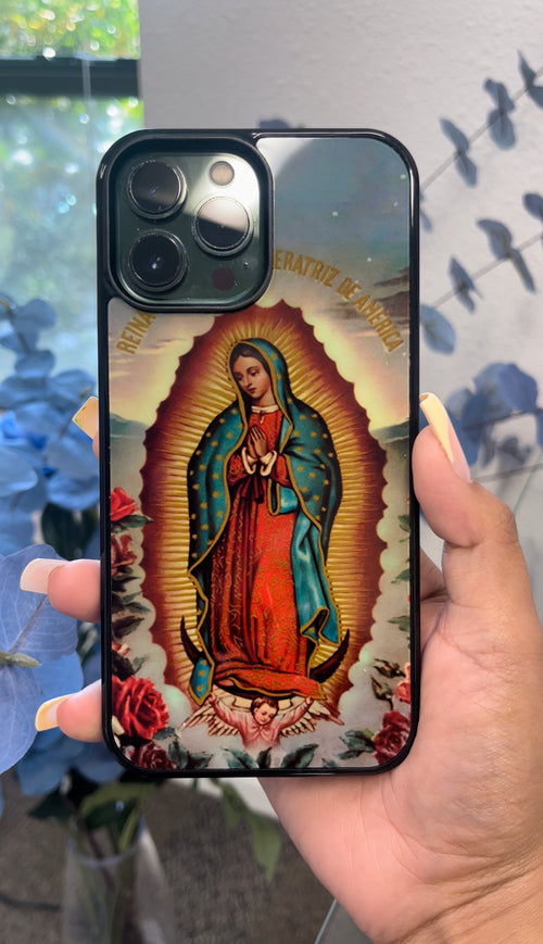 Red Virgencita Phone Case