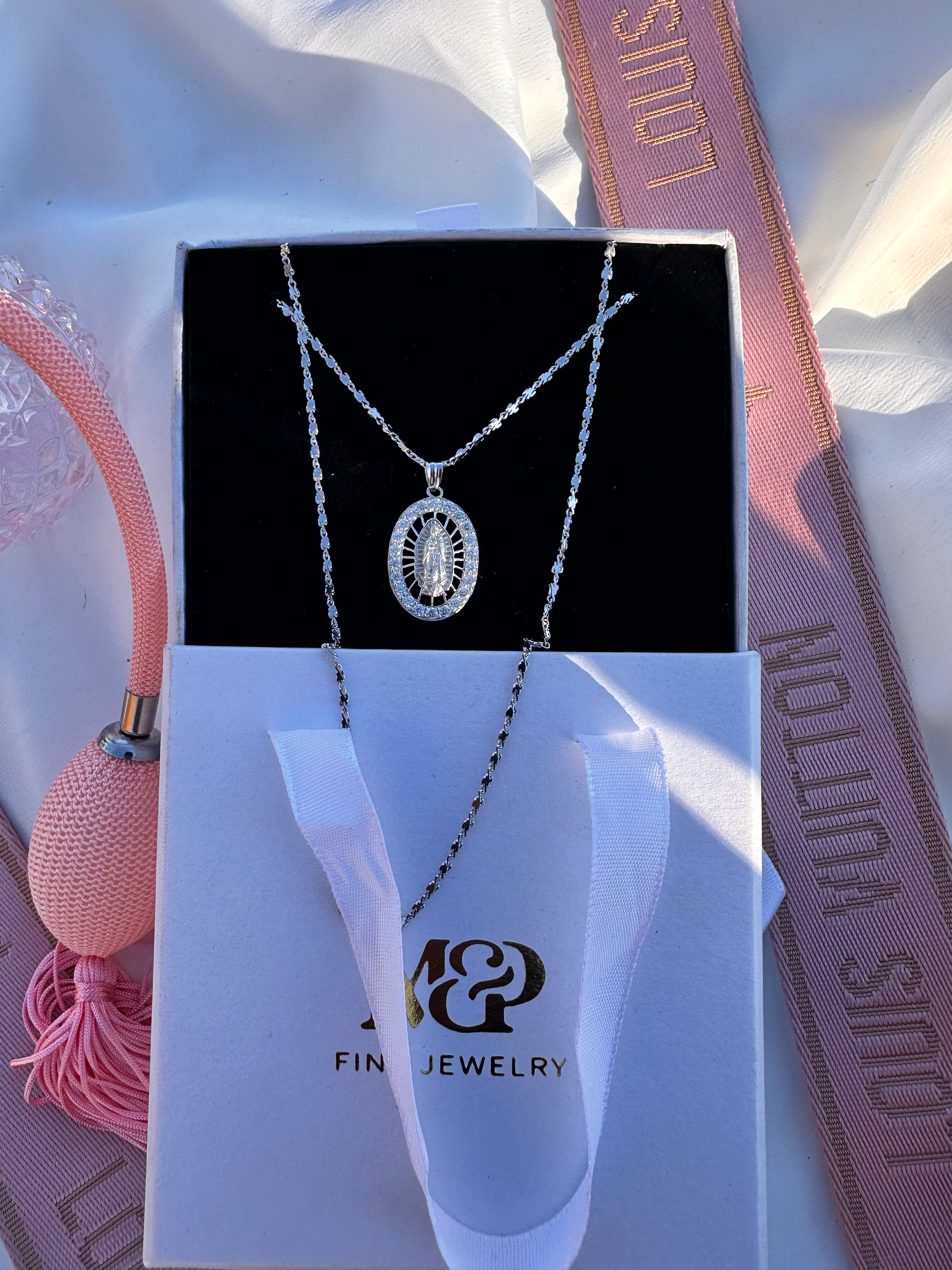 Virgen de Guadalupe de Plata 925