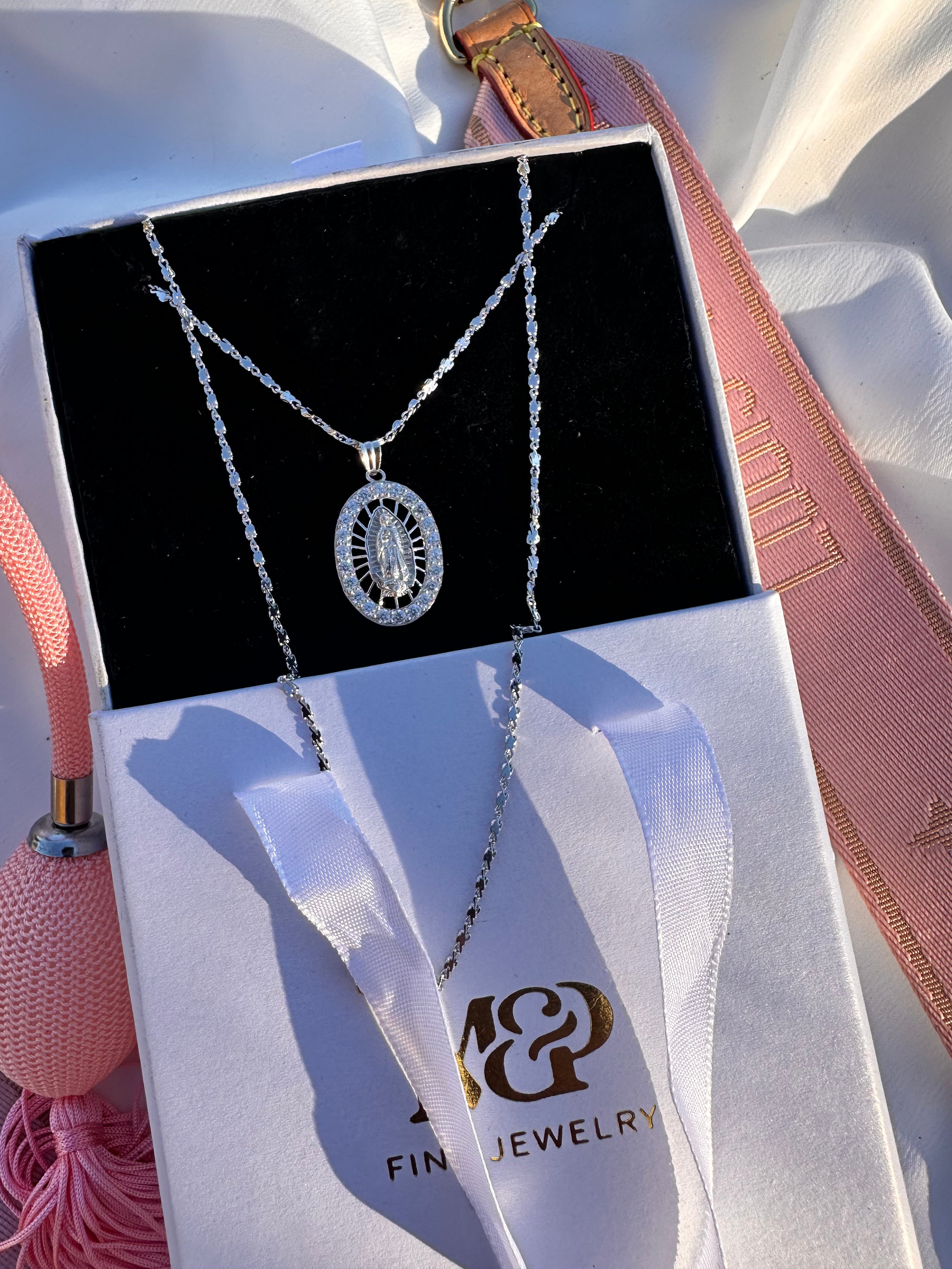 Virgen de Guadalupe de Plata 925