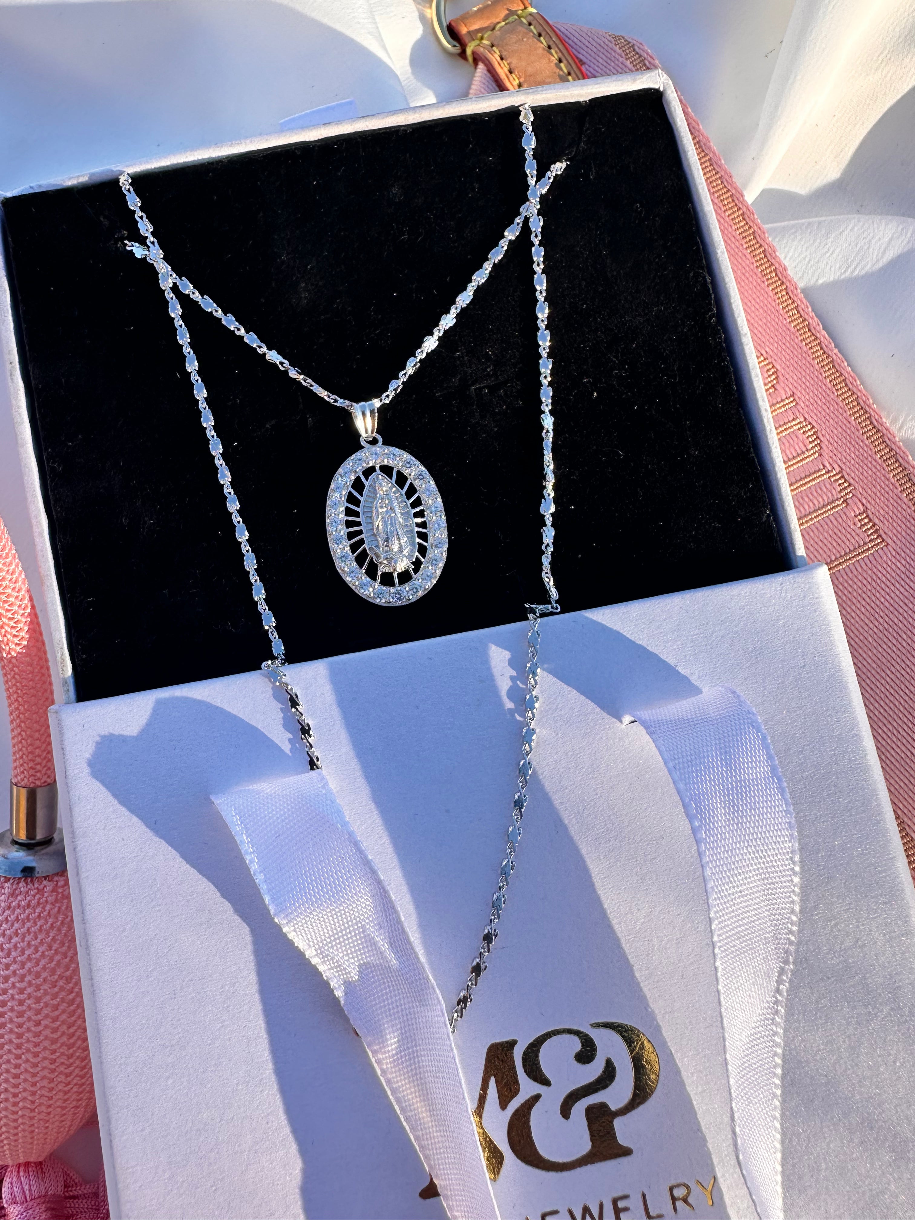 Virgen de Guadalupe de Plata 925