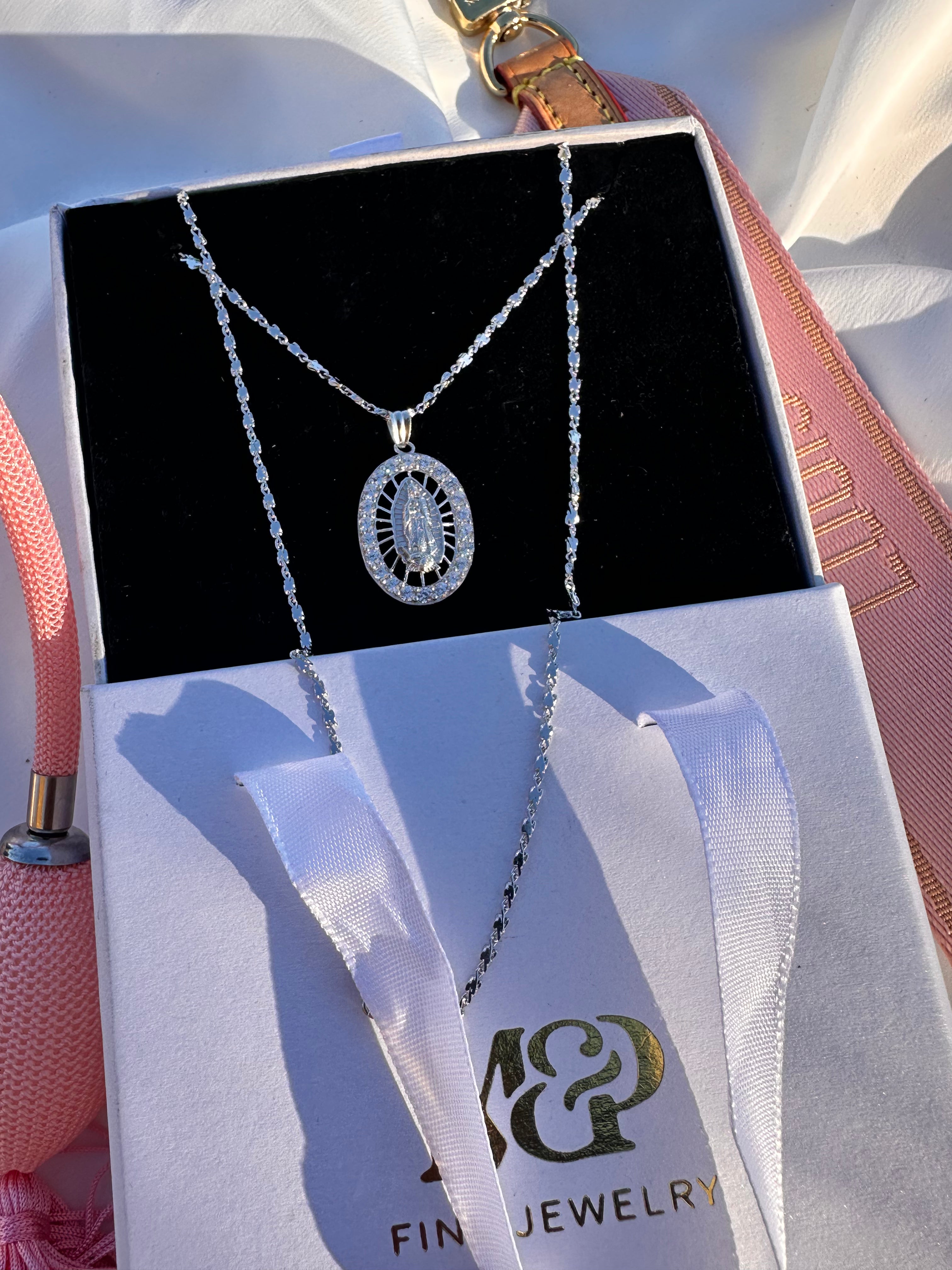 Virgen de Guadalupe de Plata 925