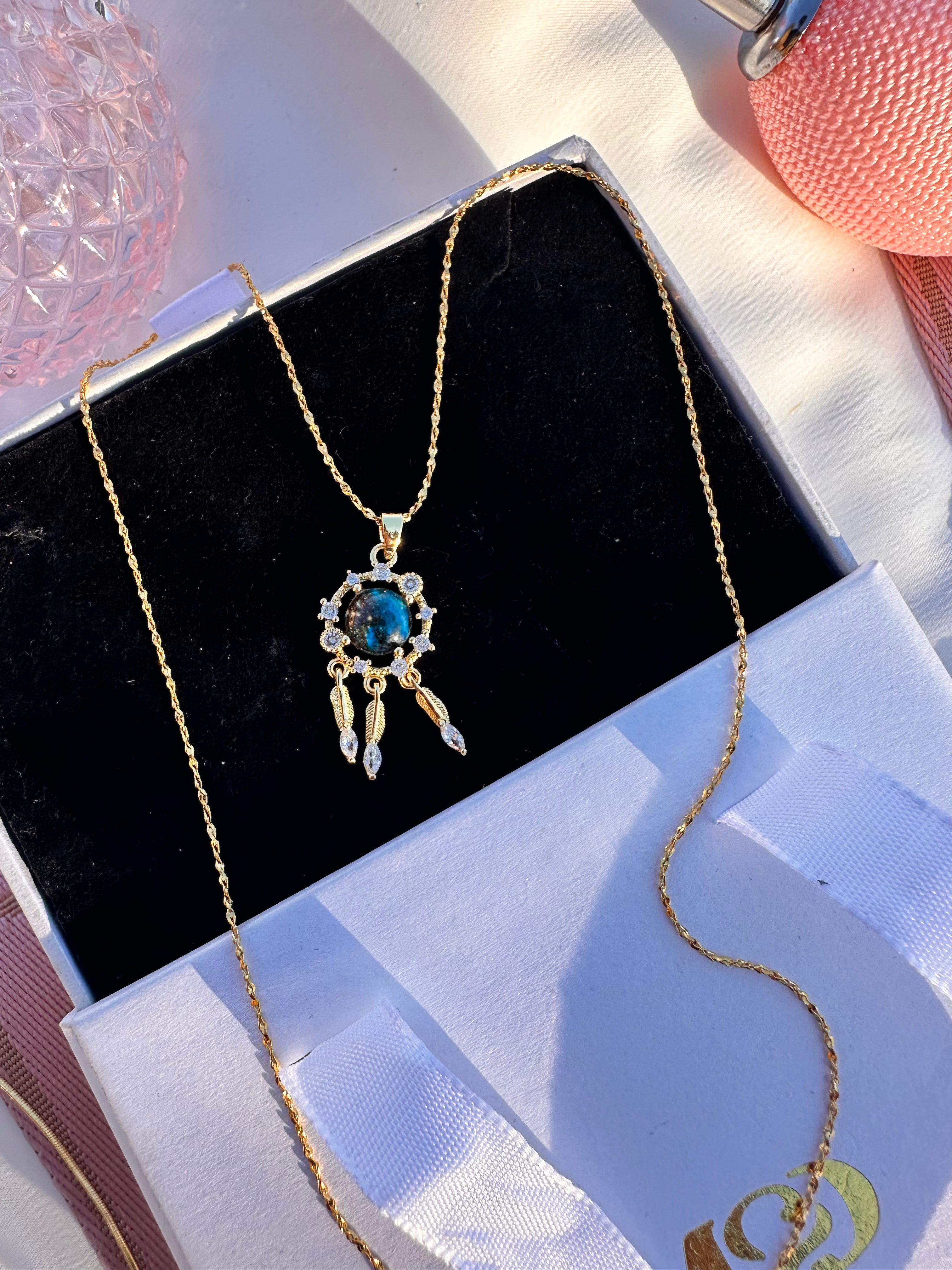 Celestial Dreamcatcher Necklace