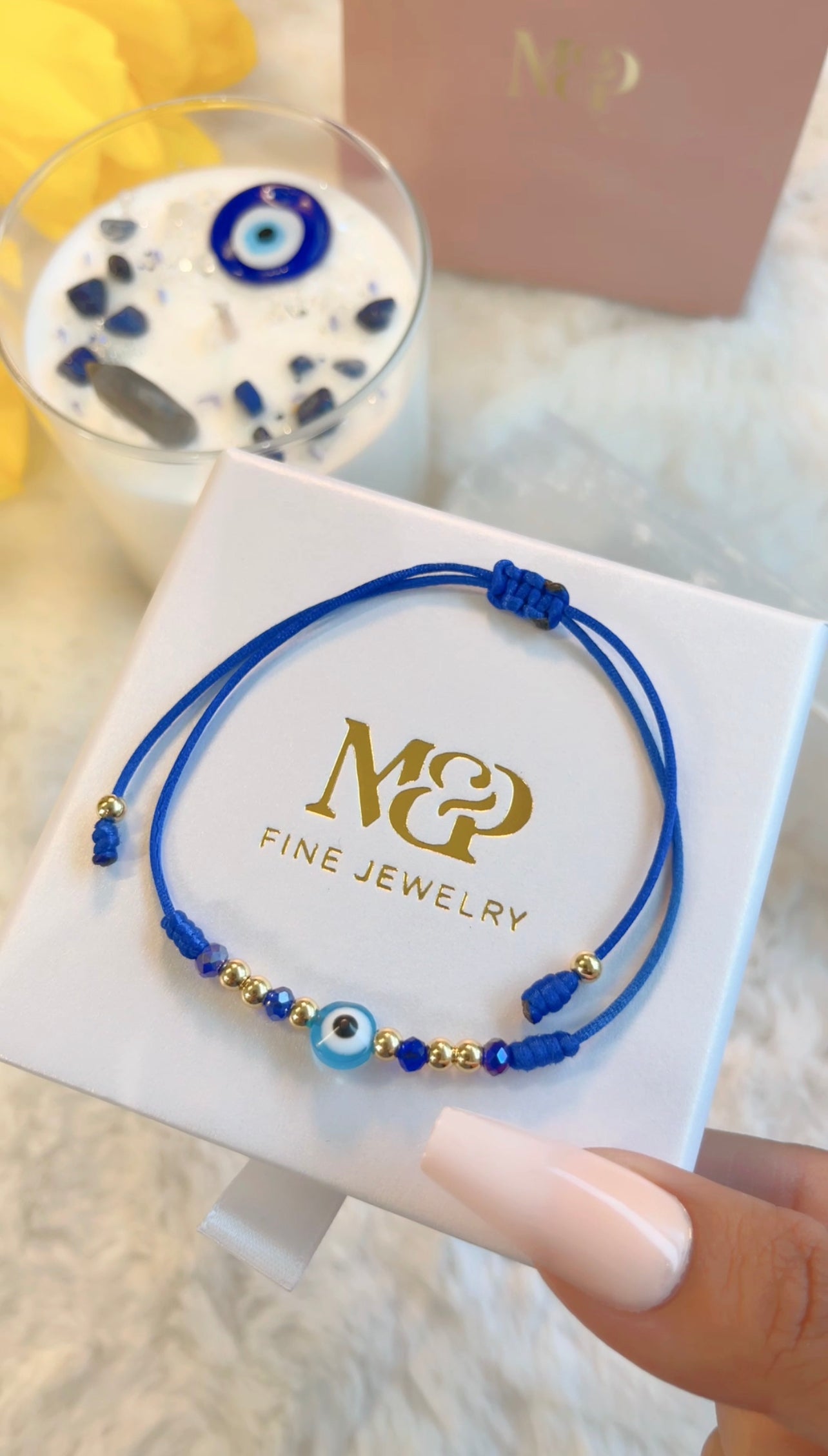 Blue Evil Eye Bracelet