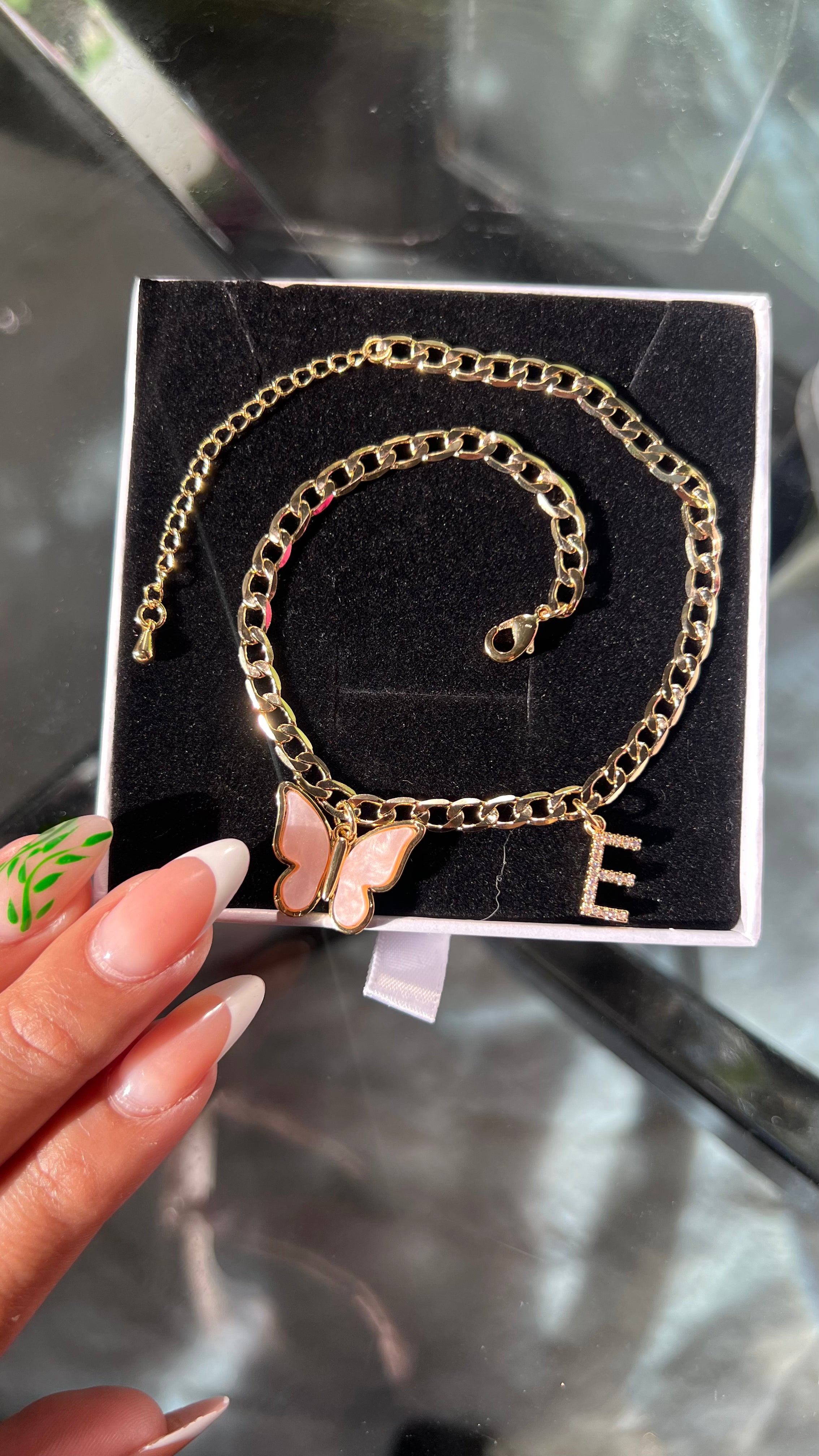 "Mi Vida" Initial Anklet