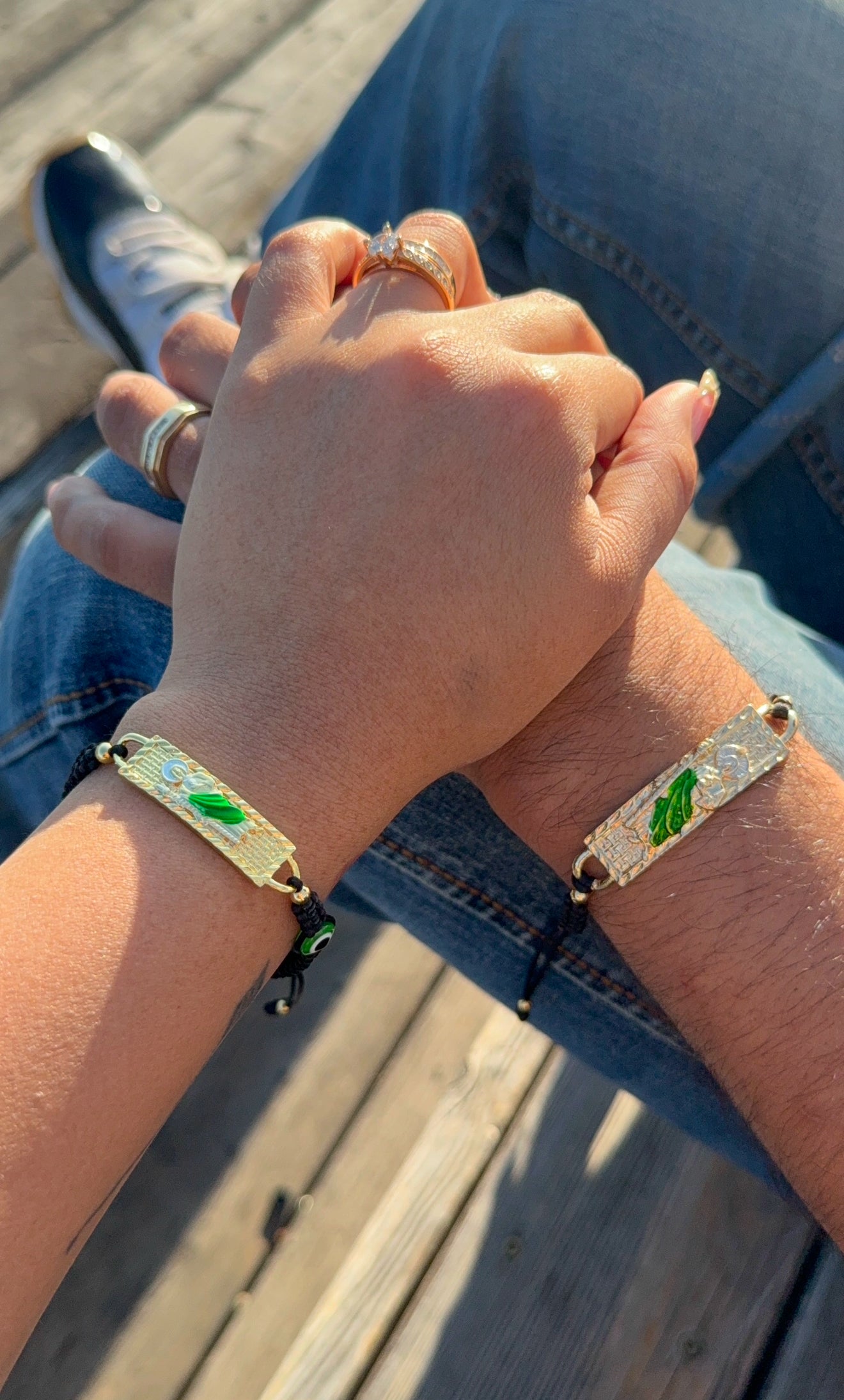 Matching Saint Jude Black Bracelet