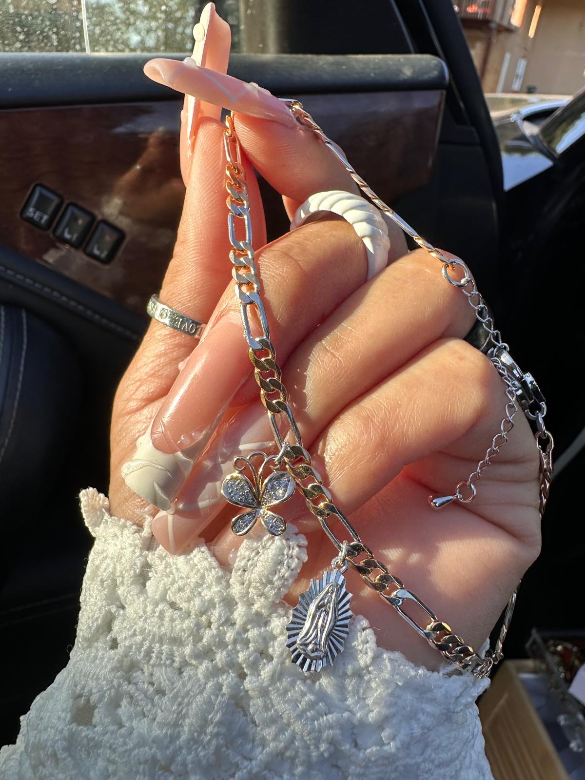 Lady of Guadalupe Figaro Bracelet