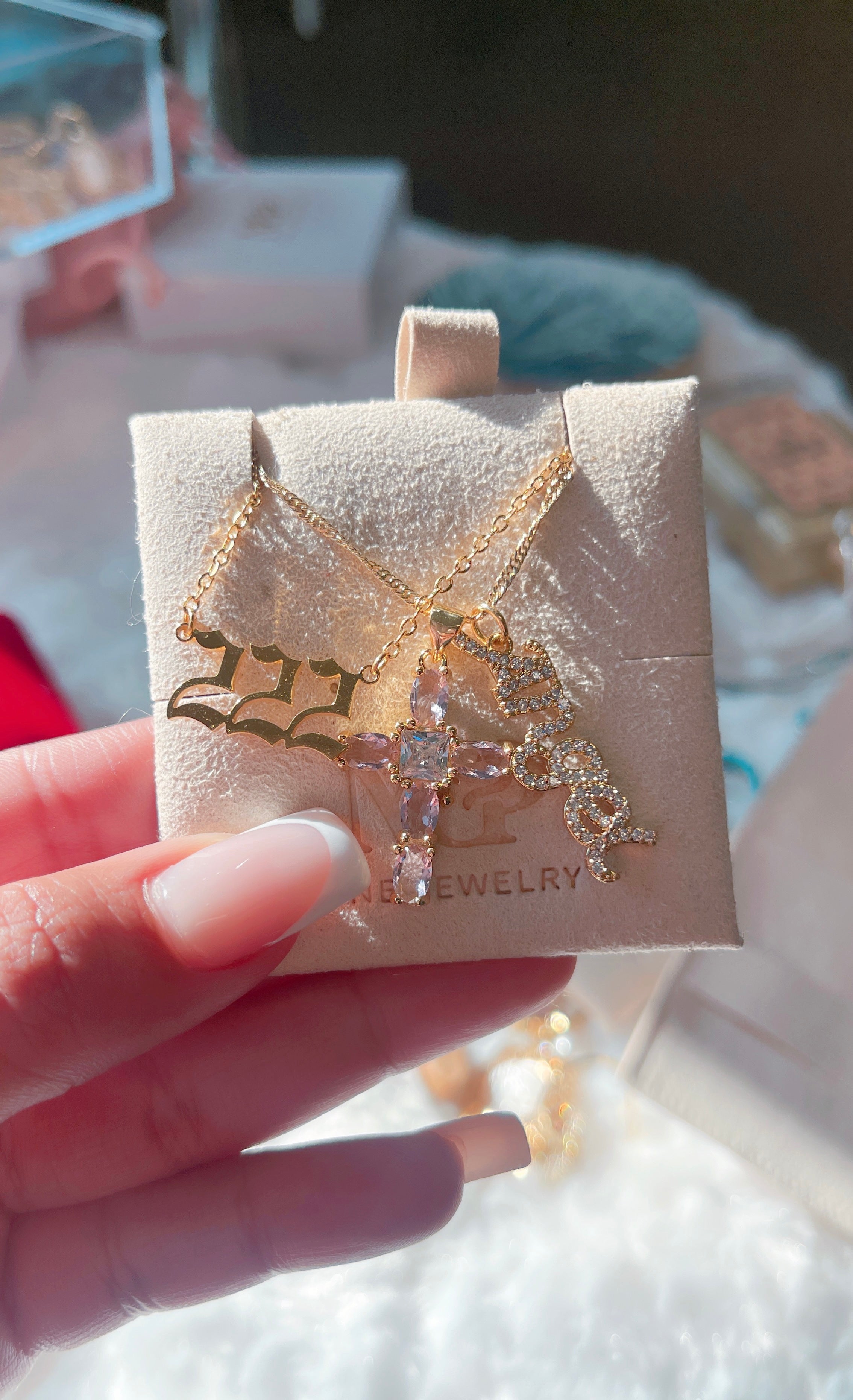 Conjunto Collar Número "Ángel"