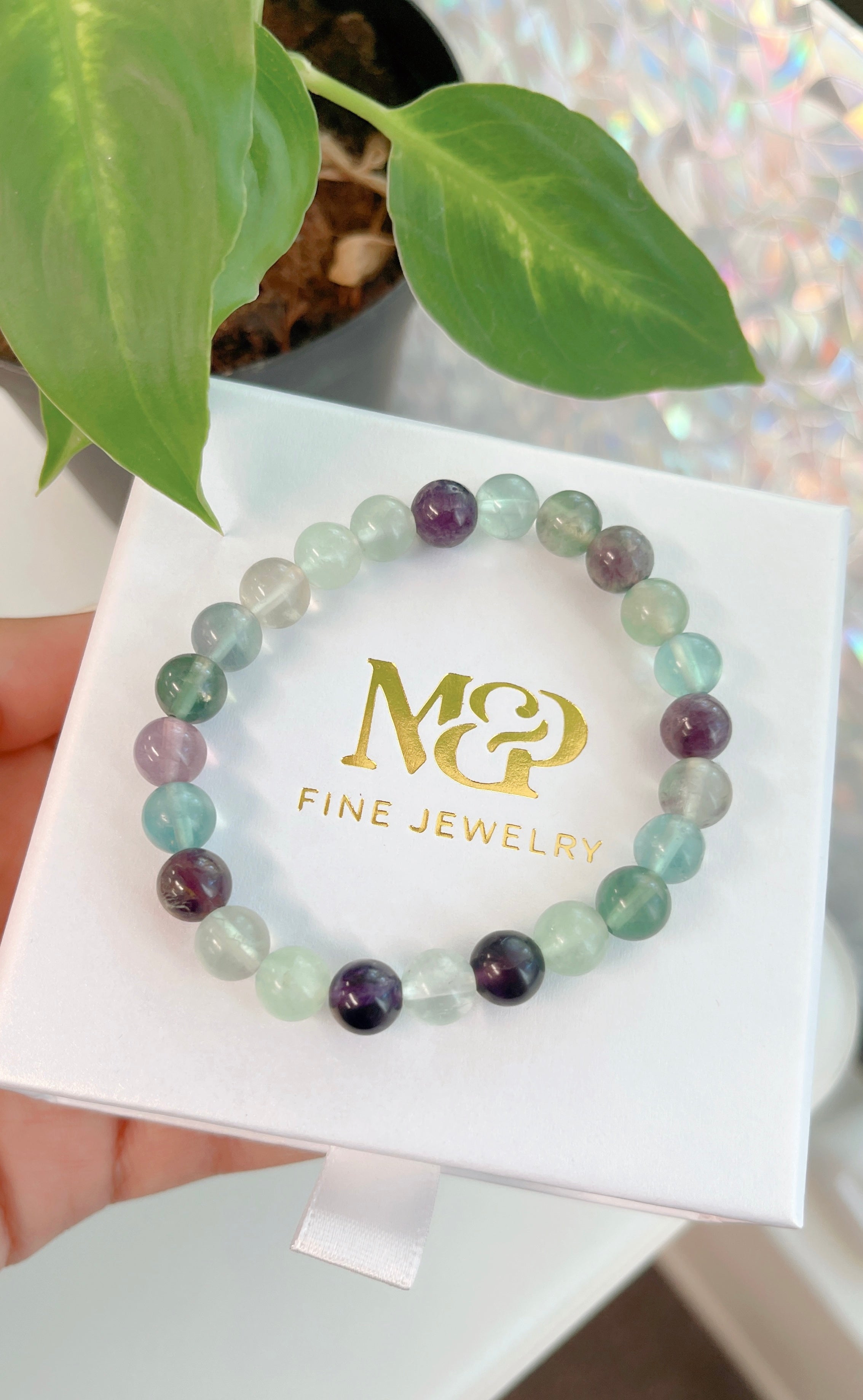 Fluorite Crystal Bracelet