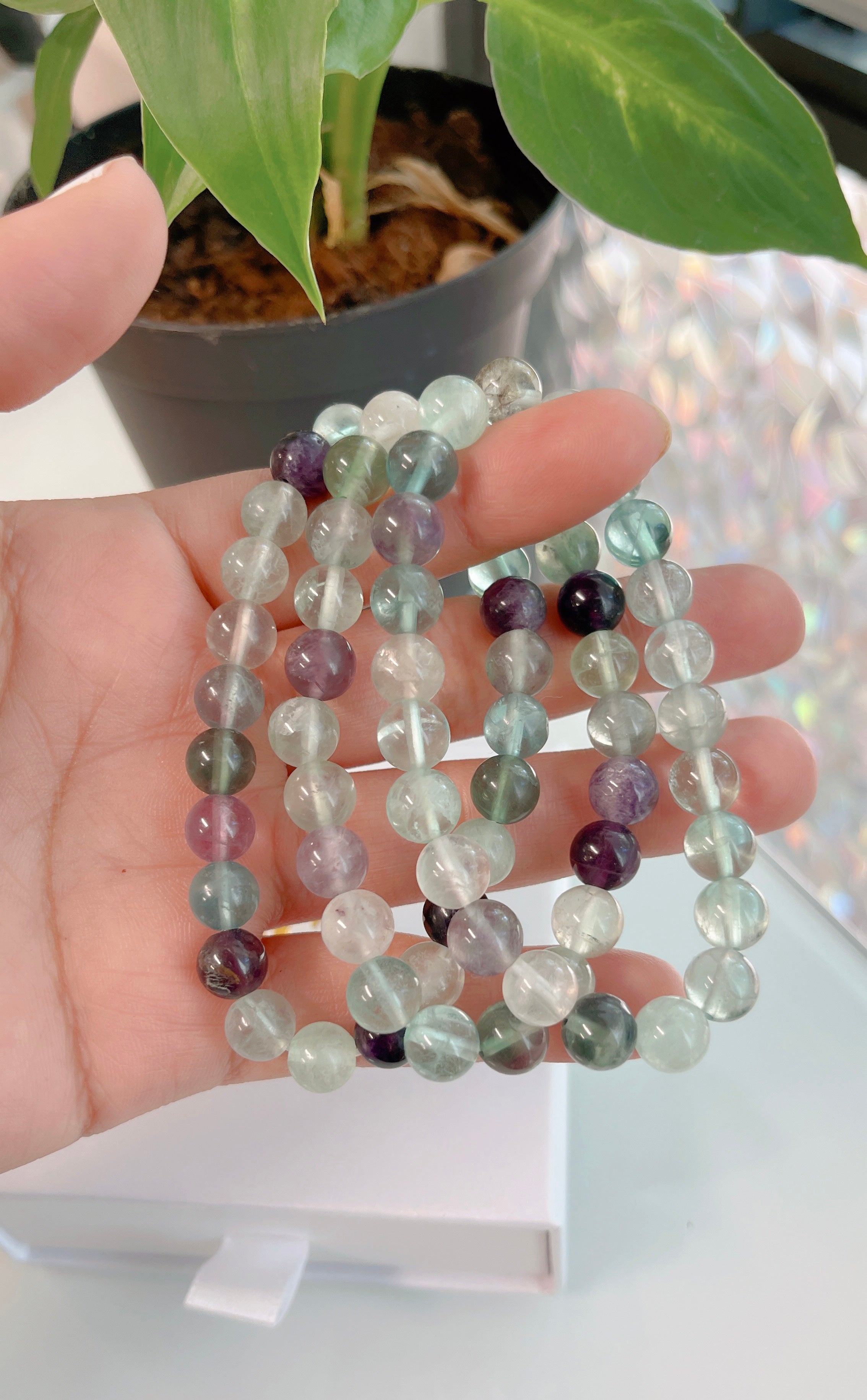 Fluorite Crystal Bracelet