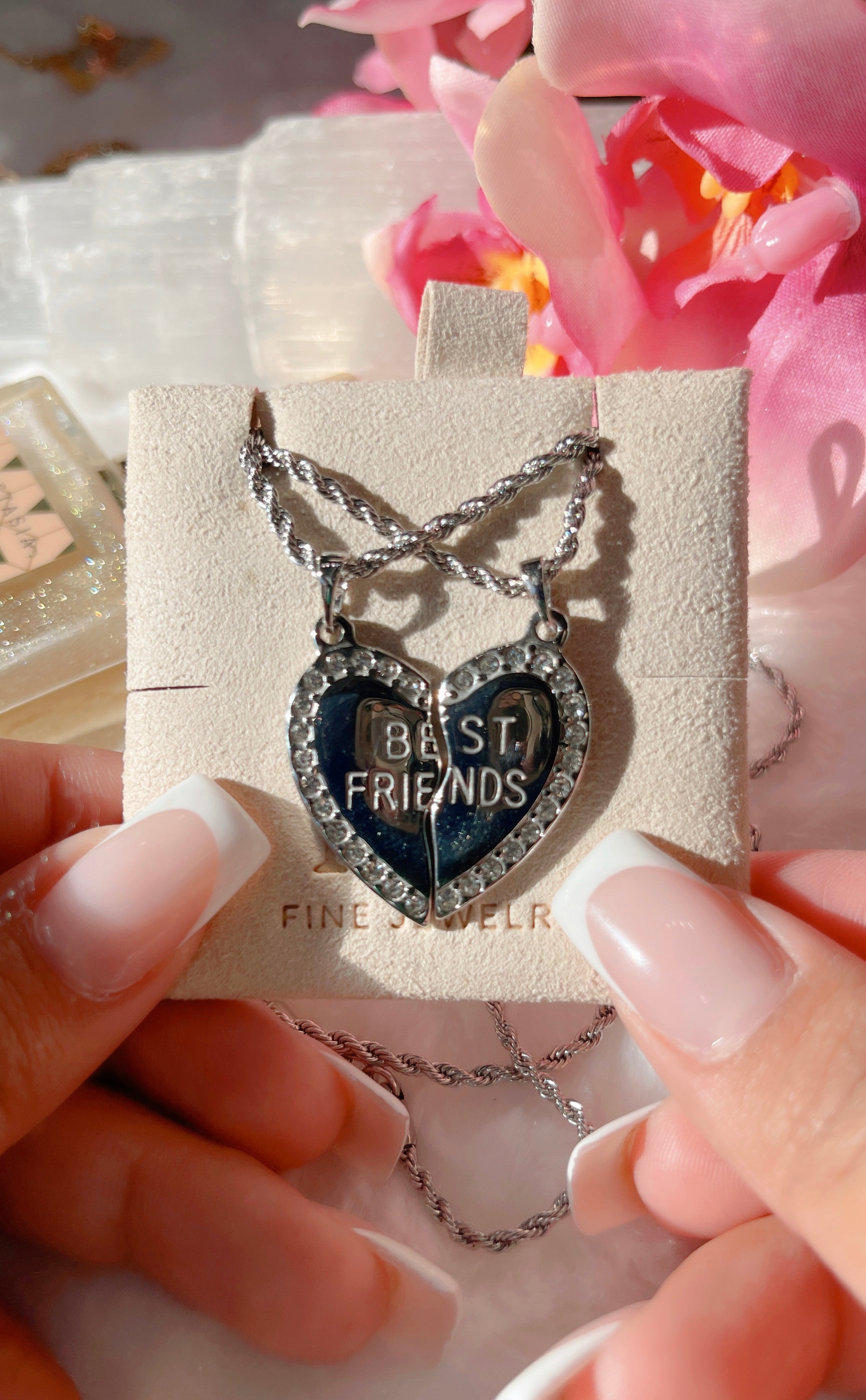 Silver Best Friend Necklaces