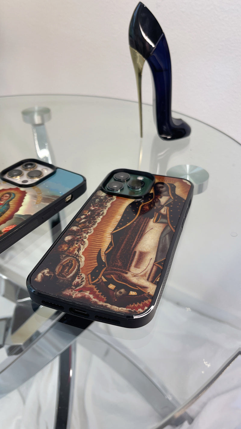 Monotone Virgencita Phone Case