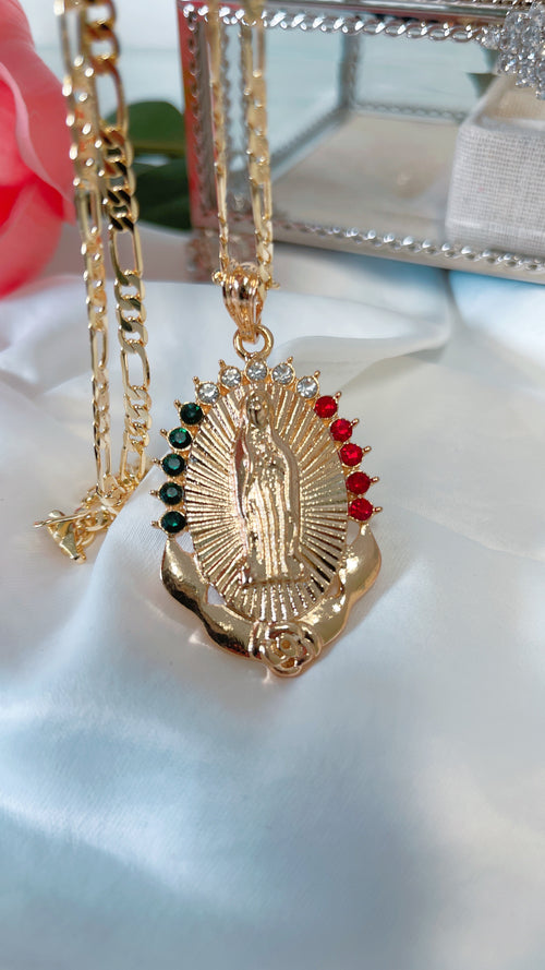 "MX" Mary Necklace