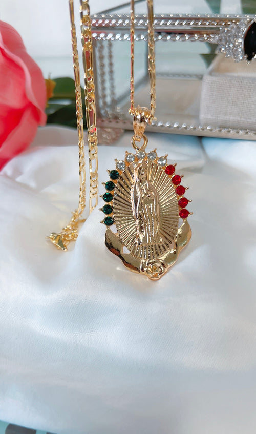 "MX" Mary Necklace