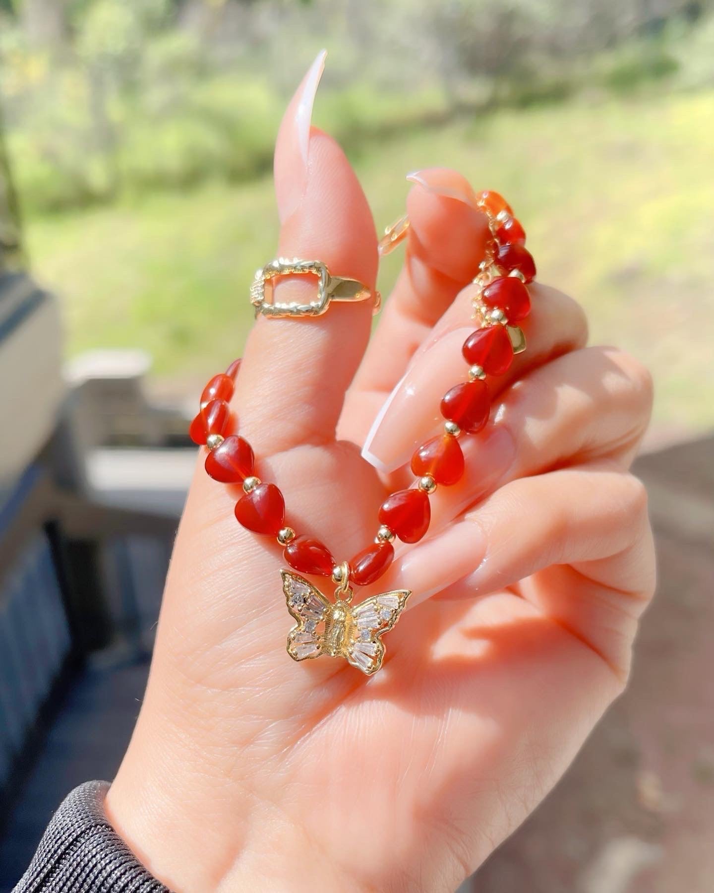 Carnelian Mary Bracelet