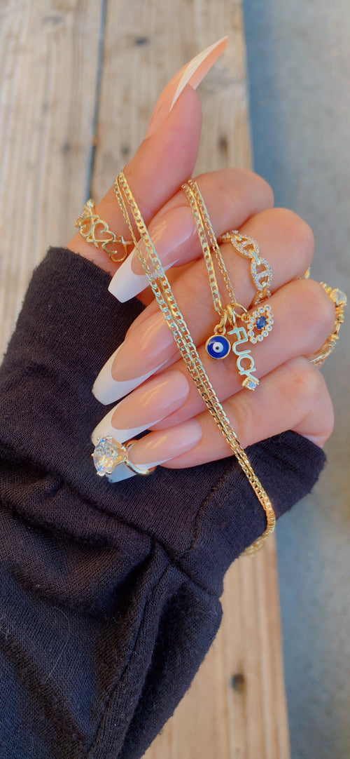 Gold Nail Ring