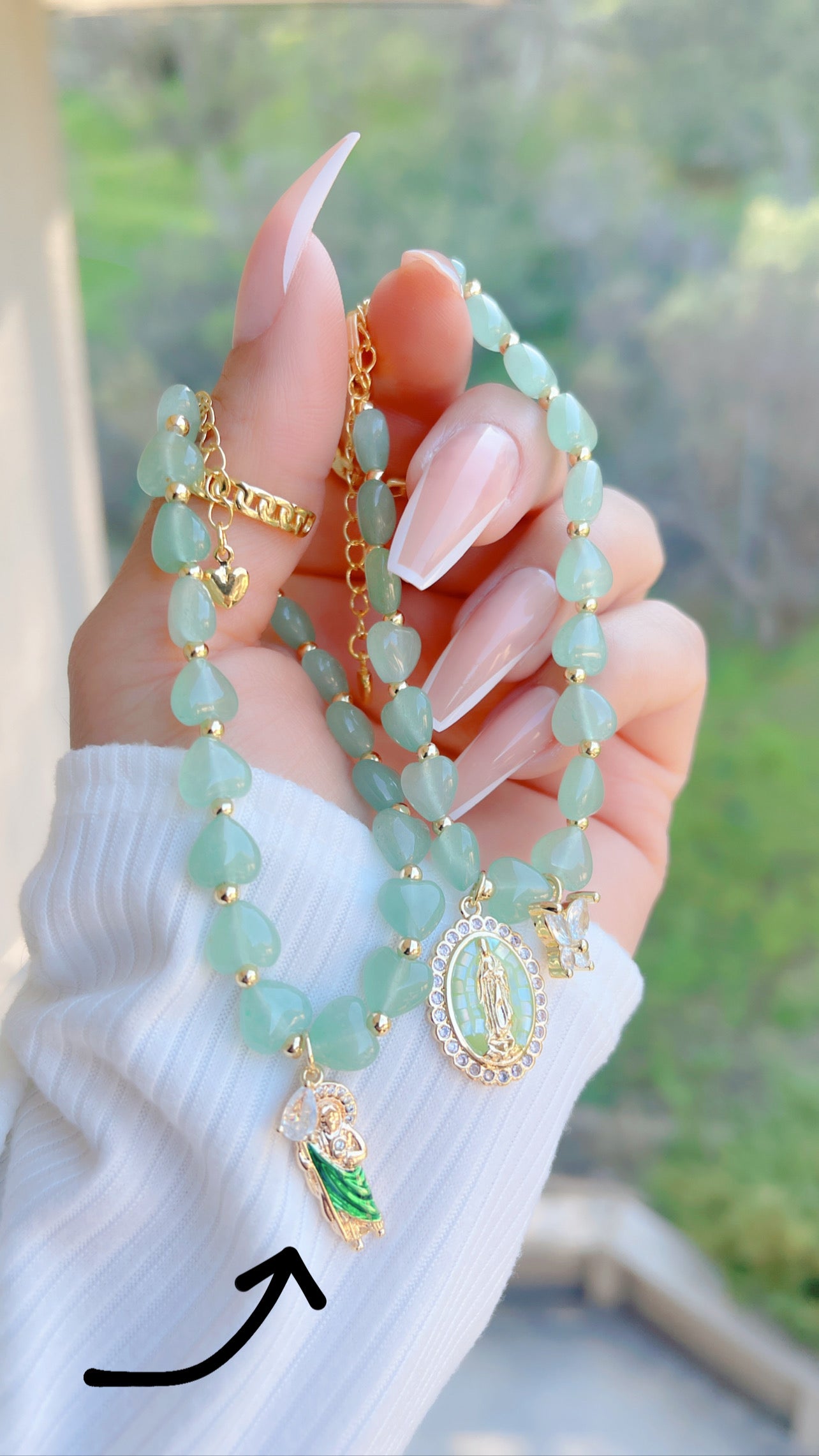 Pulsera Jade San Judas