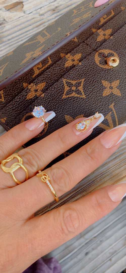Gold Nail Ring