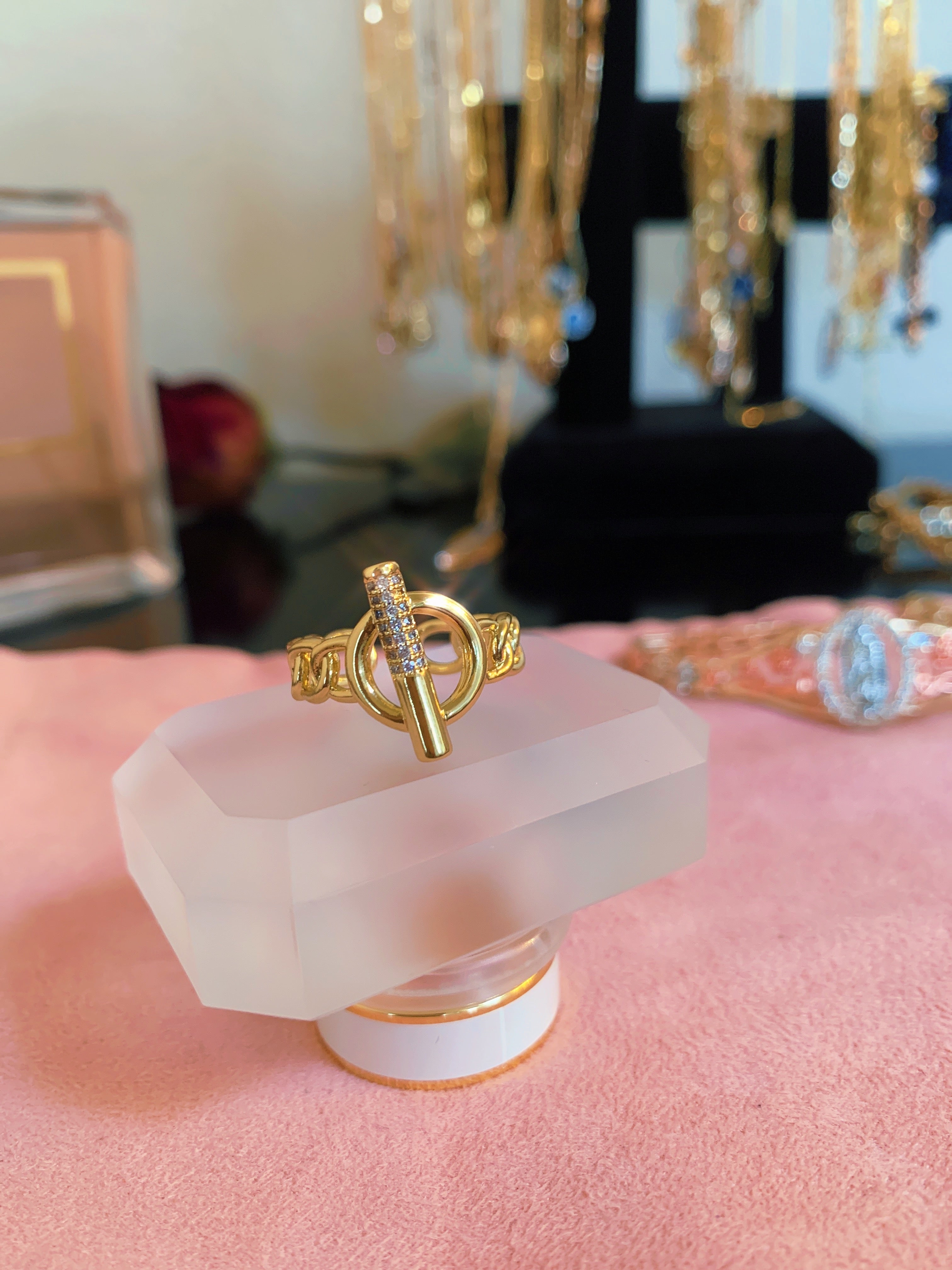 anillo de cadena de círculo