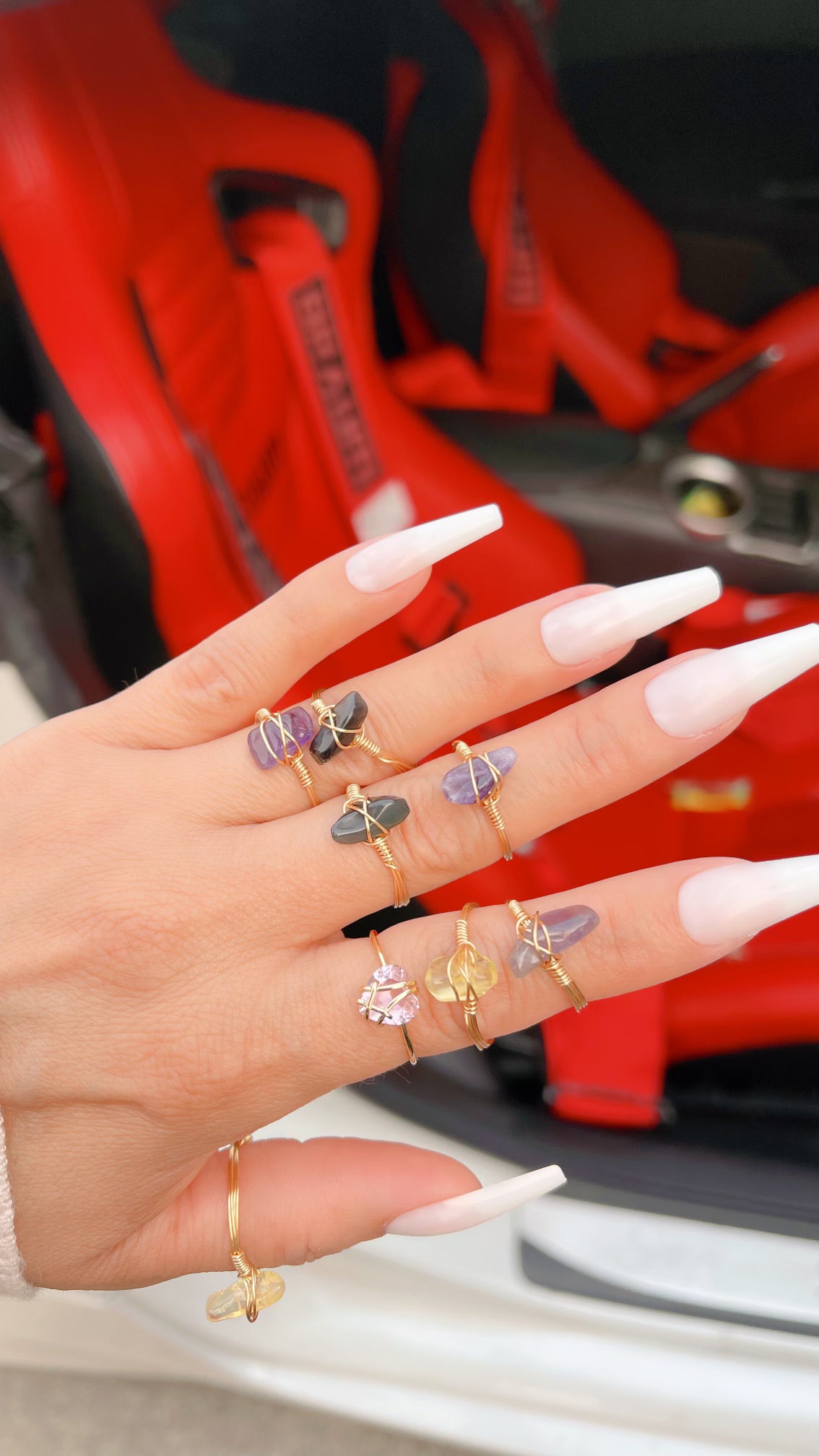 Healing Crystal Ring