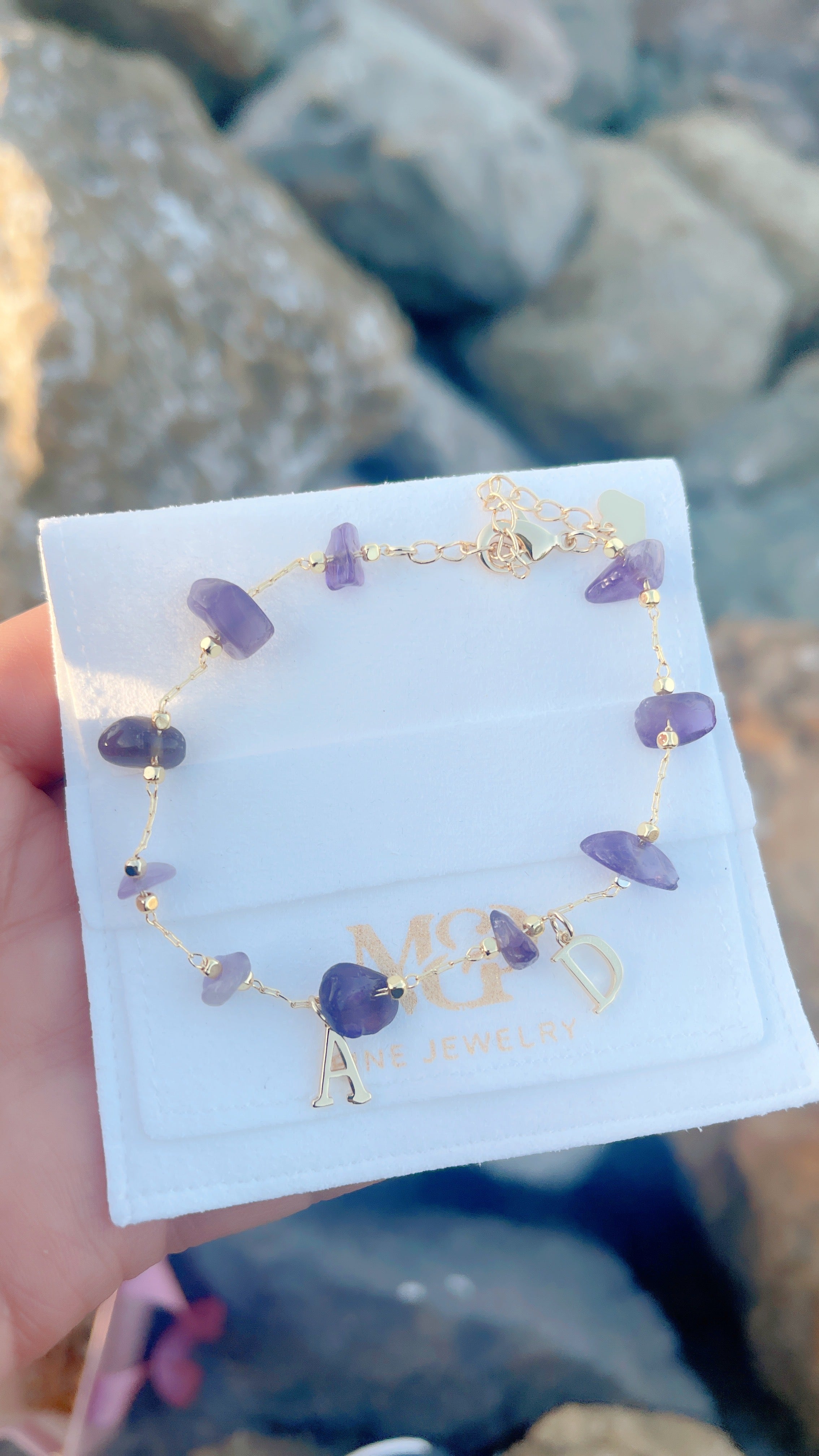 Pulsera Inicial Amatista